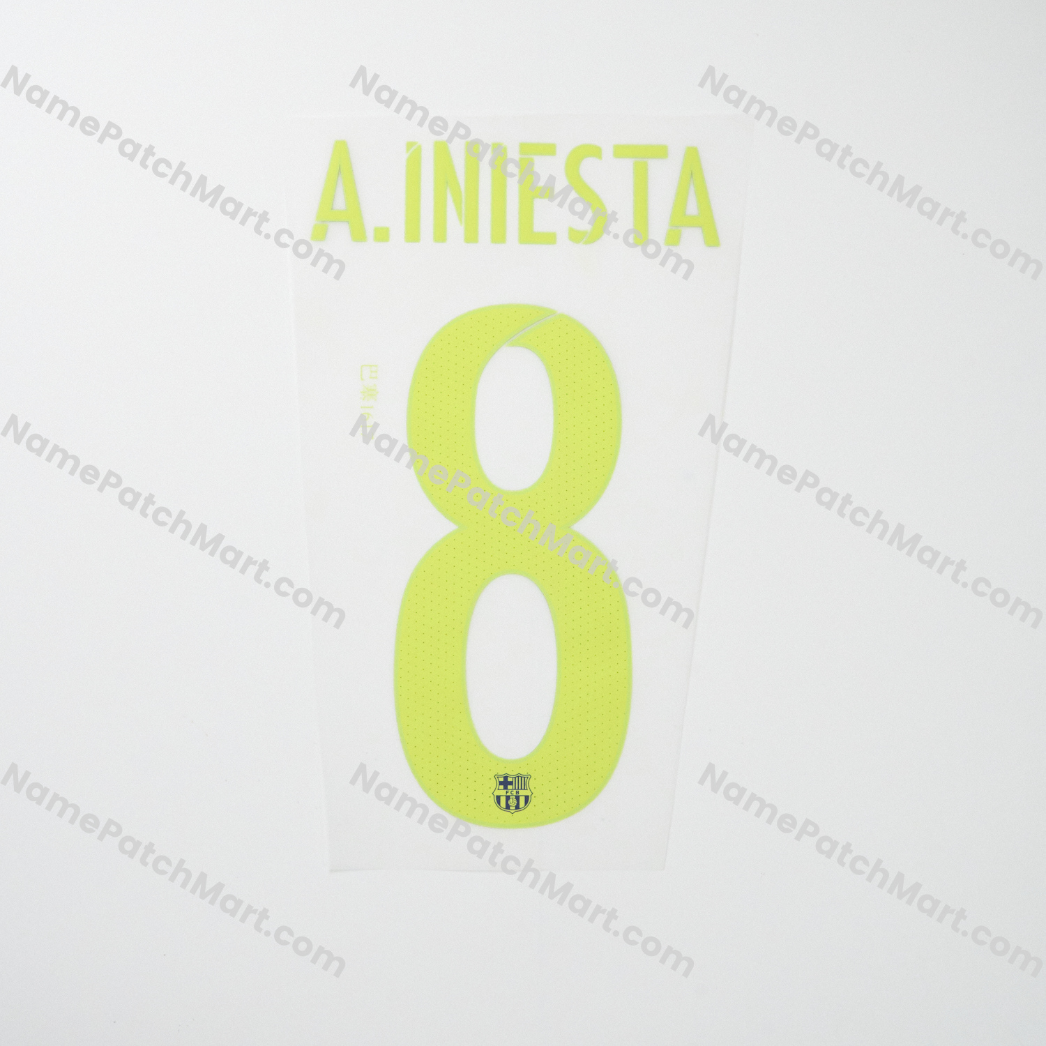 A.Iniesta #8 - Barcelona 2016-17 Third  | Name Number Set - NamePatchMart.COM