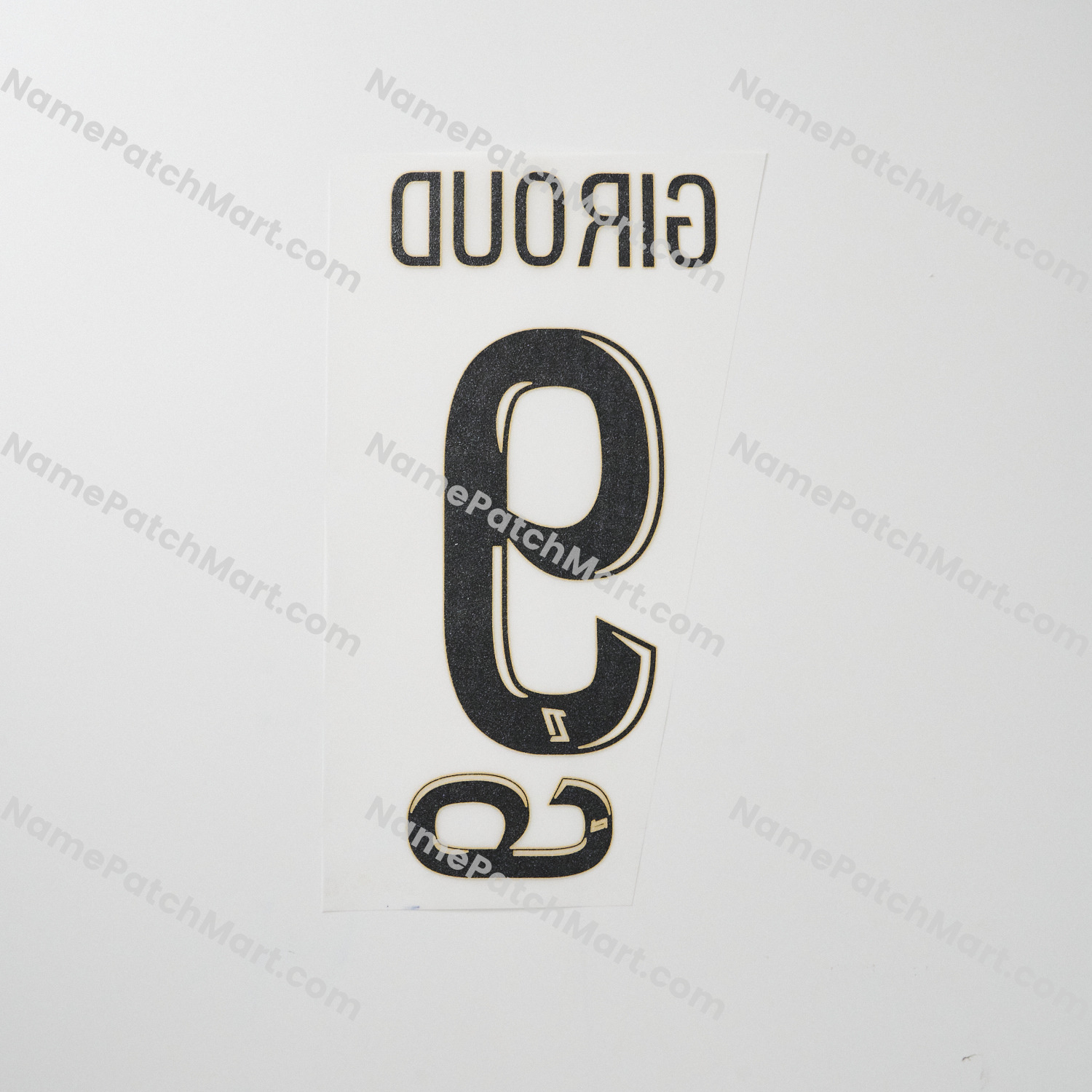 Giroud #9 (Ligue 1) - Lille25-26Third KIDS  | Name Number Set - NamePatchMart.COM