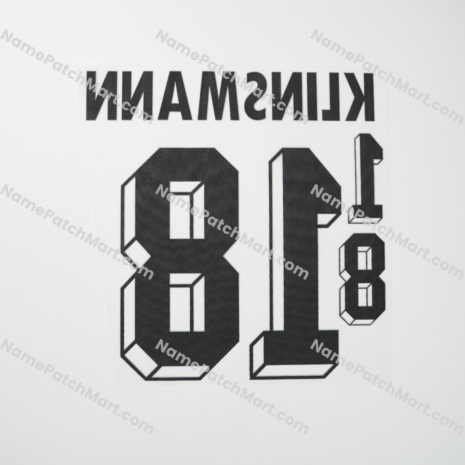 Klinsmann #18 - Germany 1990-94 Home  | Name Number Set - NamePatchMart.COM