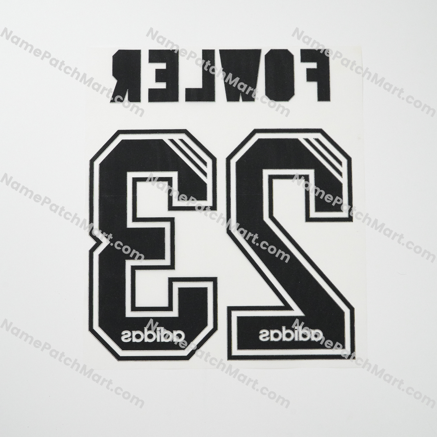 Fowler #23 - Liverpool 1993-95 Away  | Name Number Set - NamePatchMart.COM