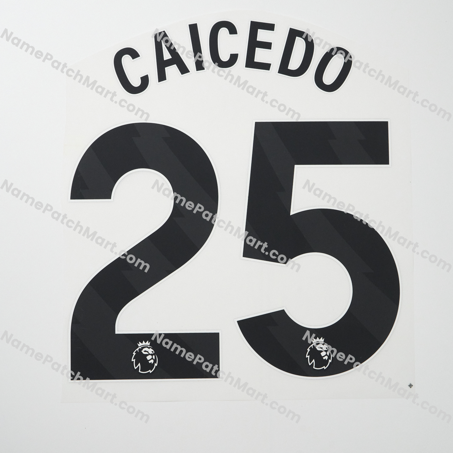 Caicedo #25 (Premier League) - Chelsea 25-26 Away  | Name Number Set - NamePatchMart.COM