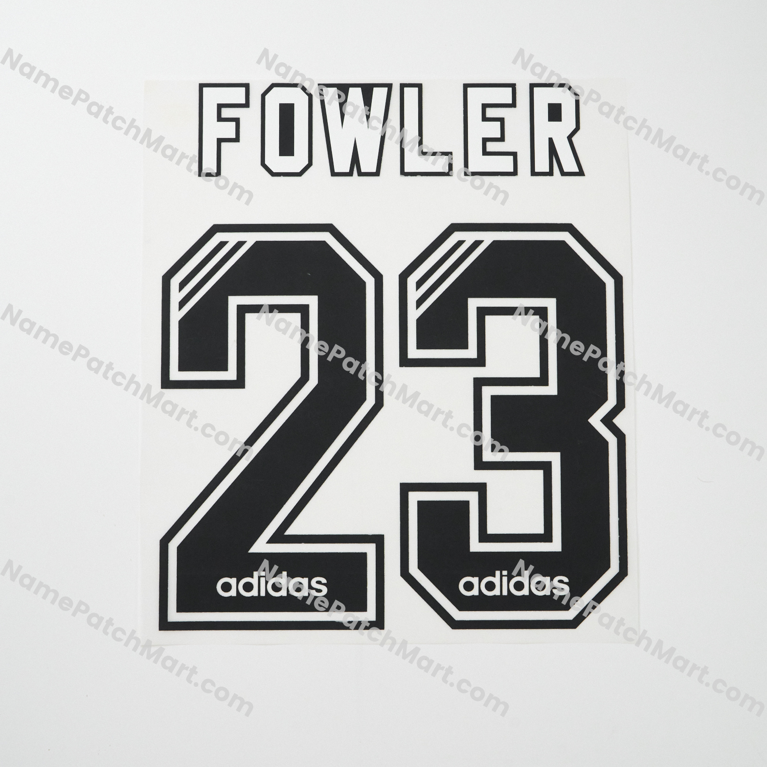 Fowler #23 - Liverpool 1993-95 Away  | Name Number Set - NamePatchMart.COM