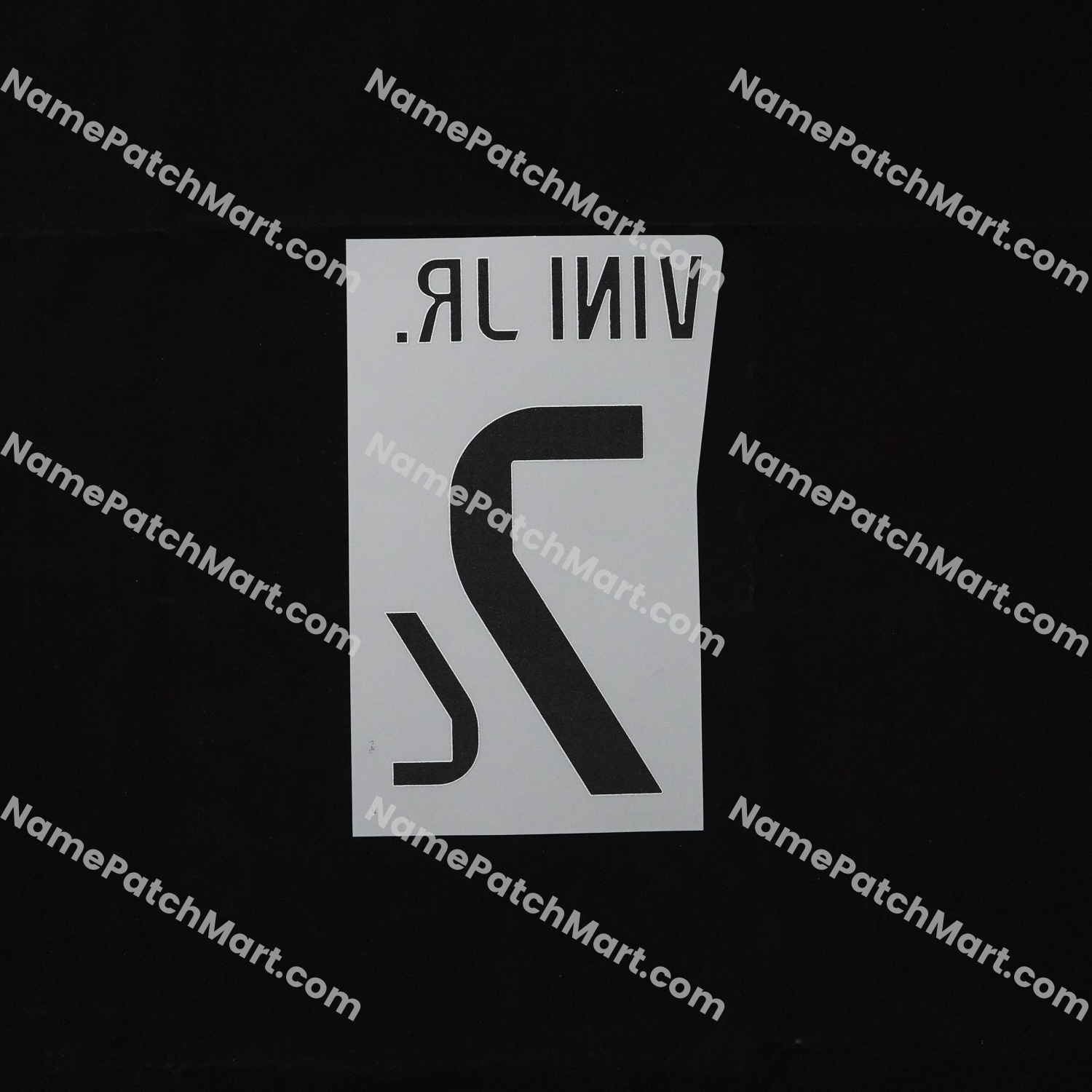 KIDS Vini Jr. #7 (Champions League) - Real Madrid 25-26 Away  | Name Number Set - NamePatchMart.COM