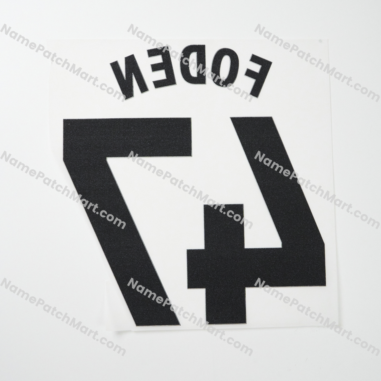 Foden #47 (Premier League) - Manchester City 25-26 Home  | Name Number Set - NamePatchMart.COM