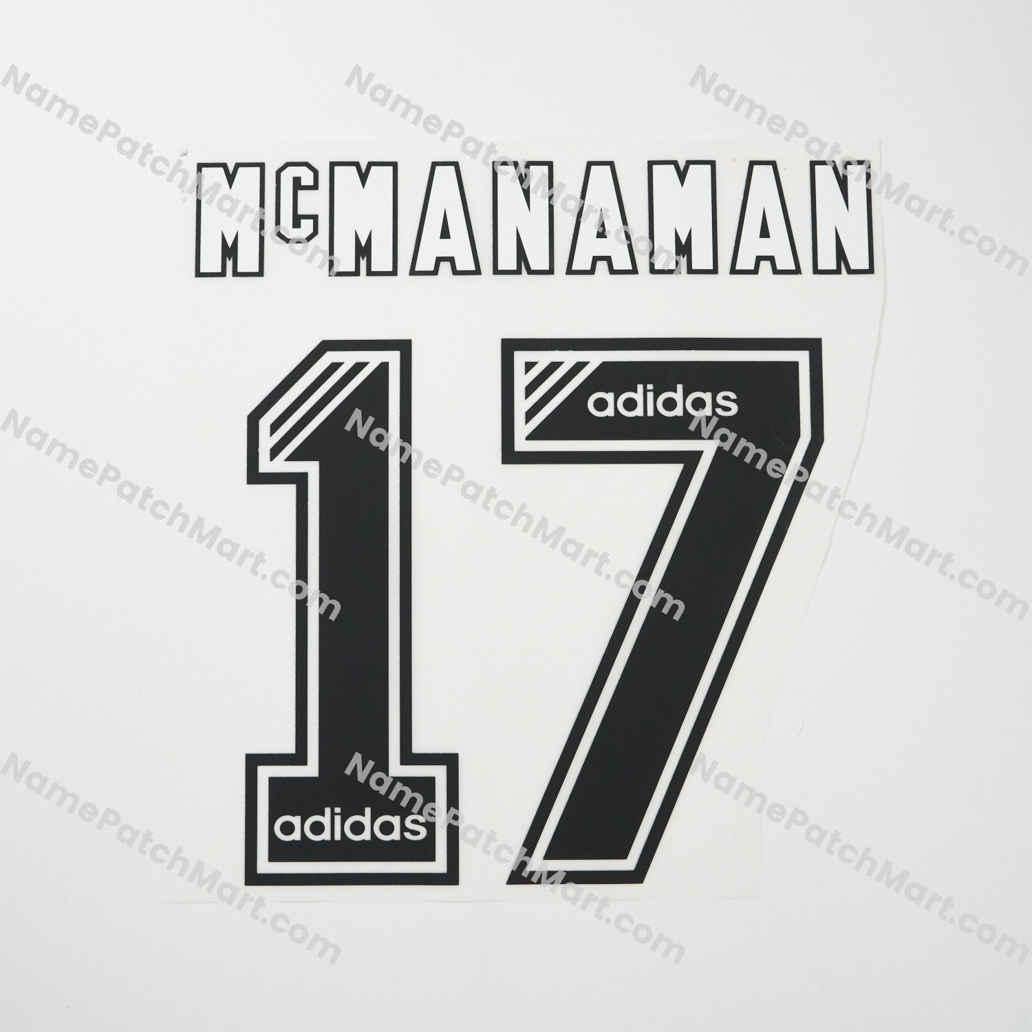 McManaman #17 - Liverpool 1993-95 Away  | Name Number Set - NamePatchMart.COM
