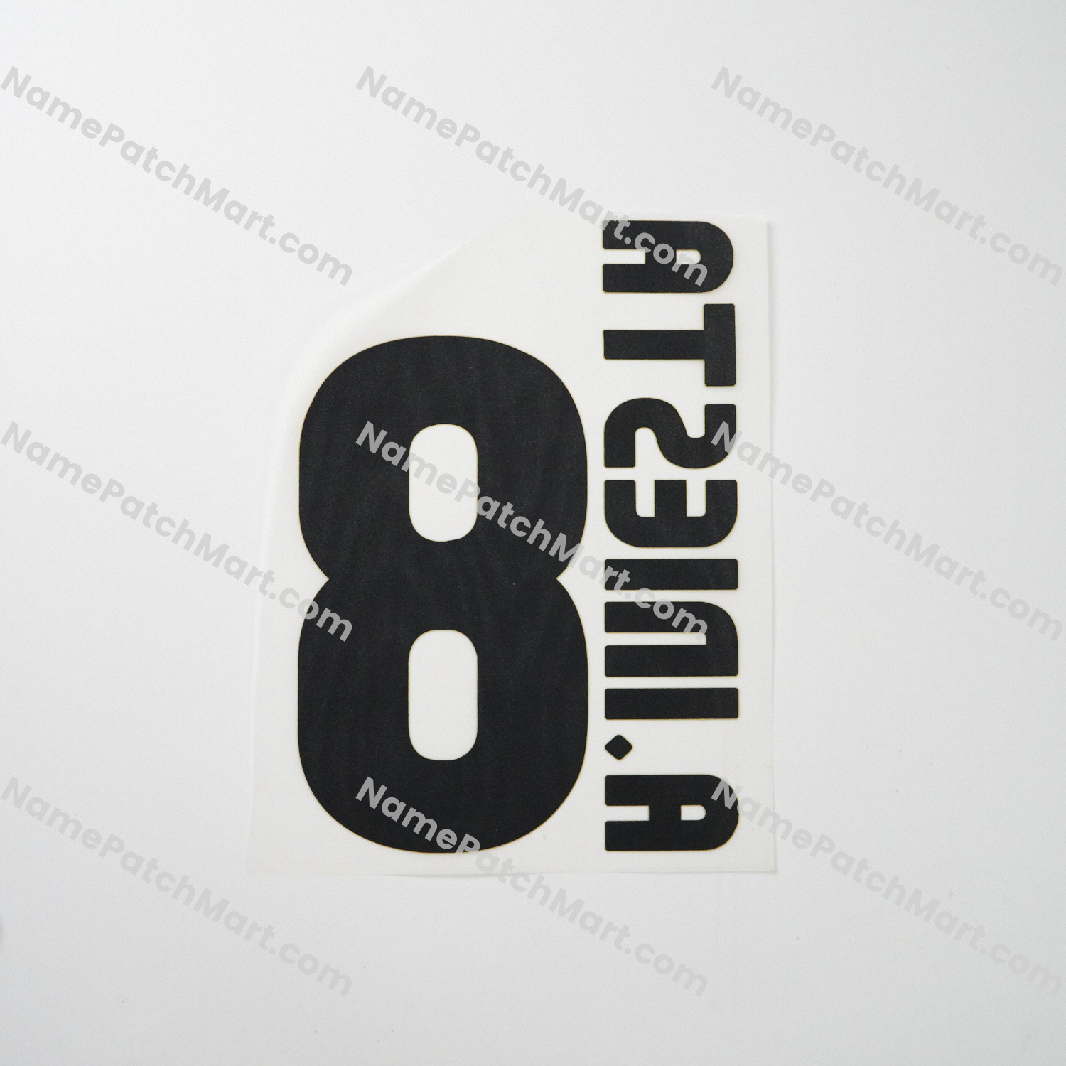 A.Iniesta #8 - Barcelona 2008-10 Home  | Name Number Set - NamePatchMart.COM