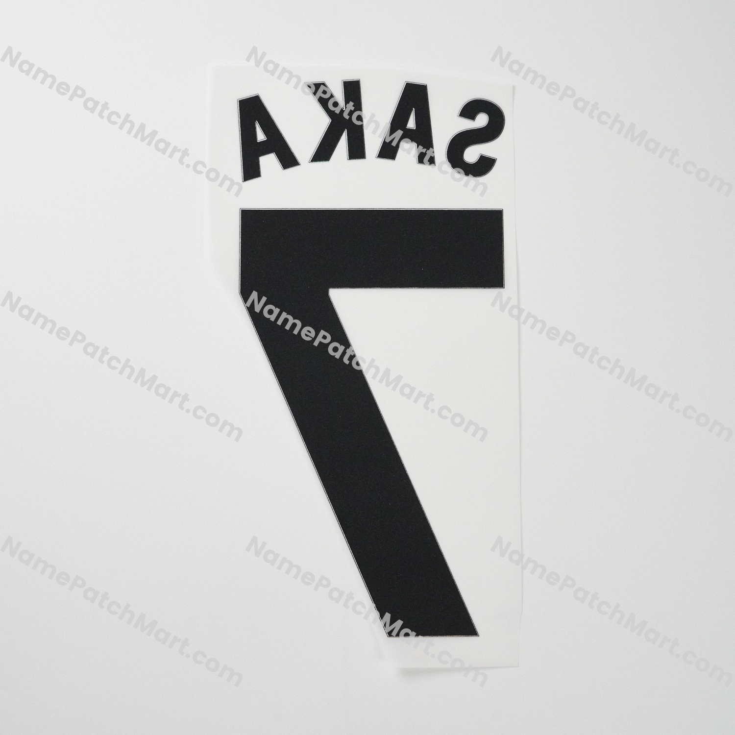 Saka #7 (Premier League) - Arsenal 25-26 Home and Away  | Name Number Set - NamePatchMart.COM