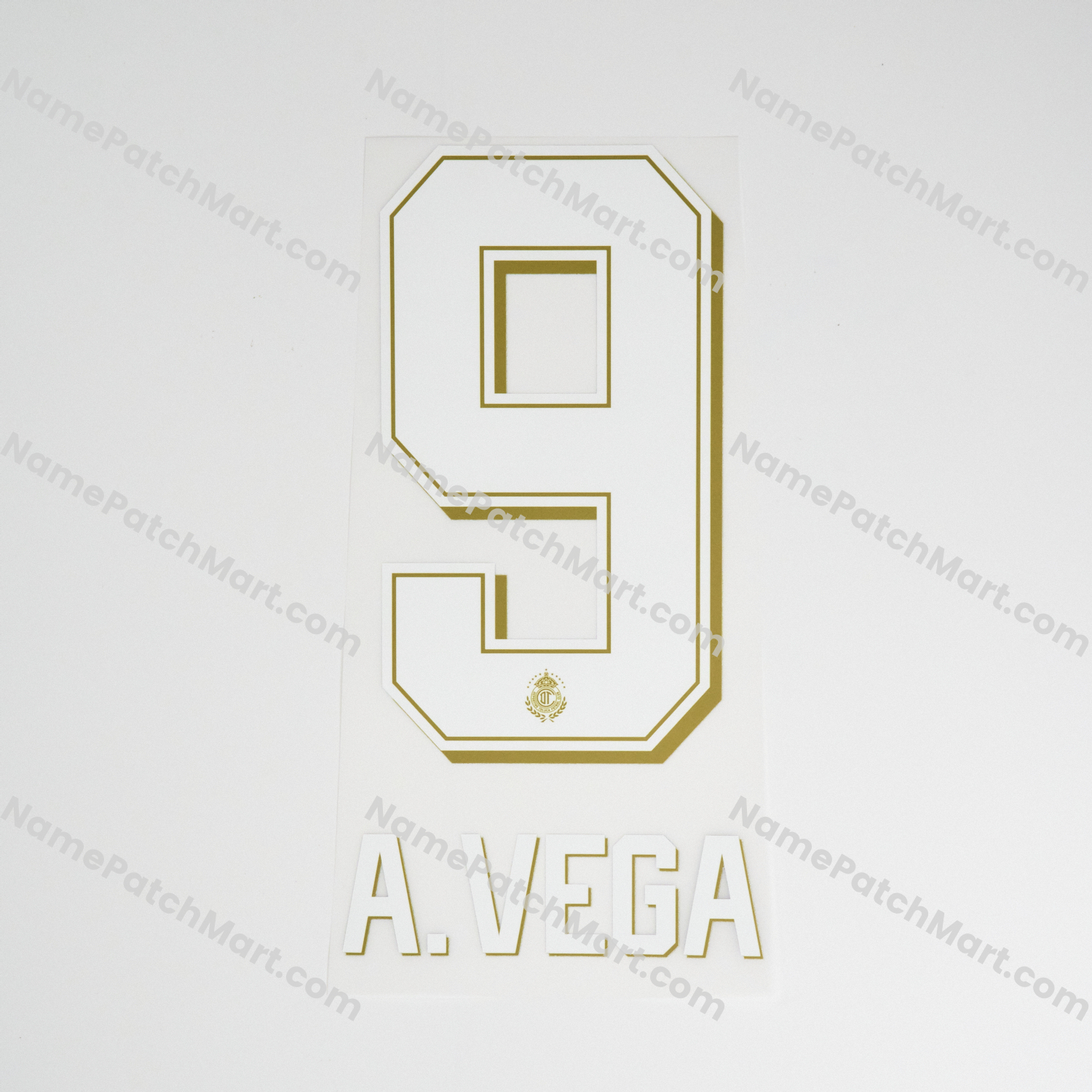 A.Vega #9 - Toluca 25-26 Home  | Name Number Set - NamePatchMart.COM