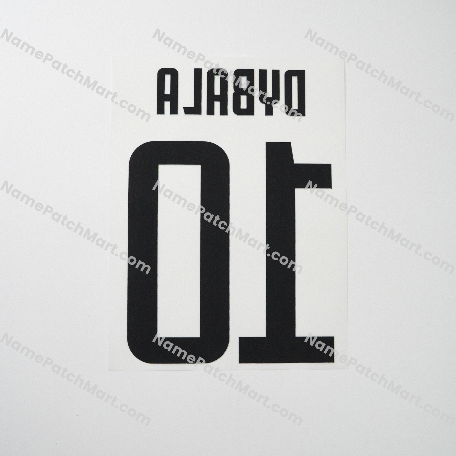 Dybala #10 - Juventus 2017-18 Home  | Name Number Set - NamePatchMart.COM