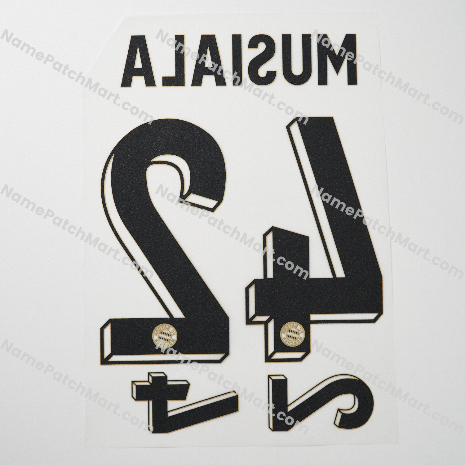 Musiala #42 - Bayern Munich 25-26 125th Anniversary (include Shorts Number)  | Name Number Set - NamePatchMart.COM