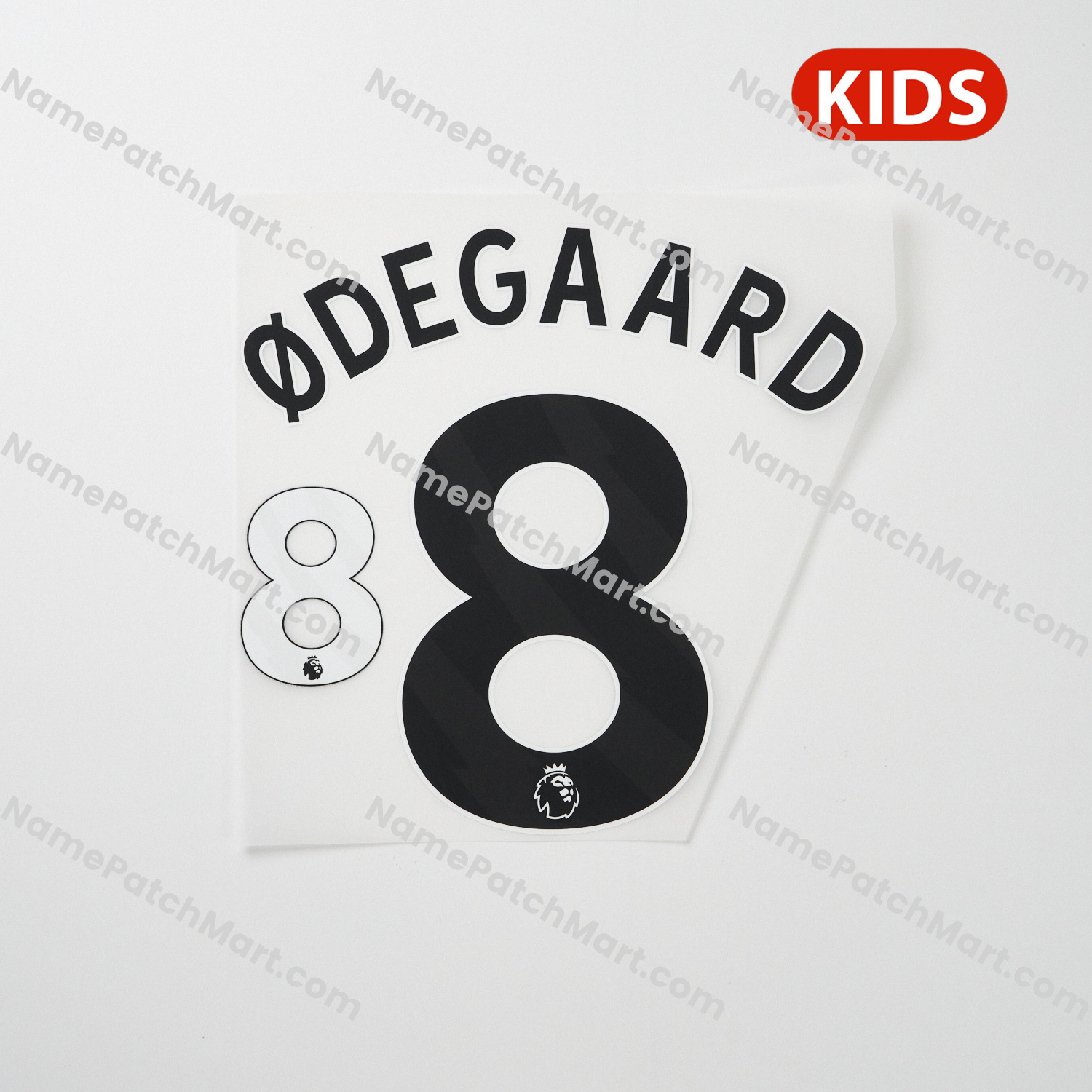 KIDS Ødegaard #8 - Arsenal 25-26 Third  | Name Number Set - NamePatchMart.COM