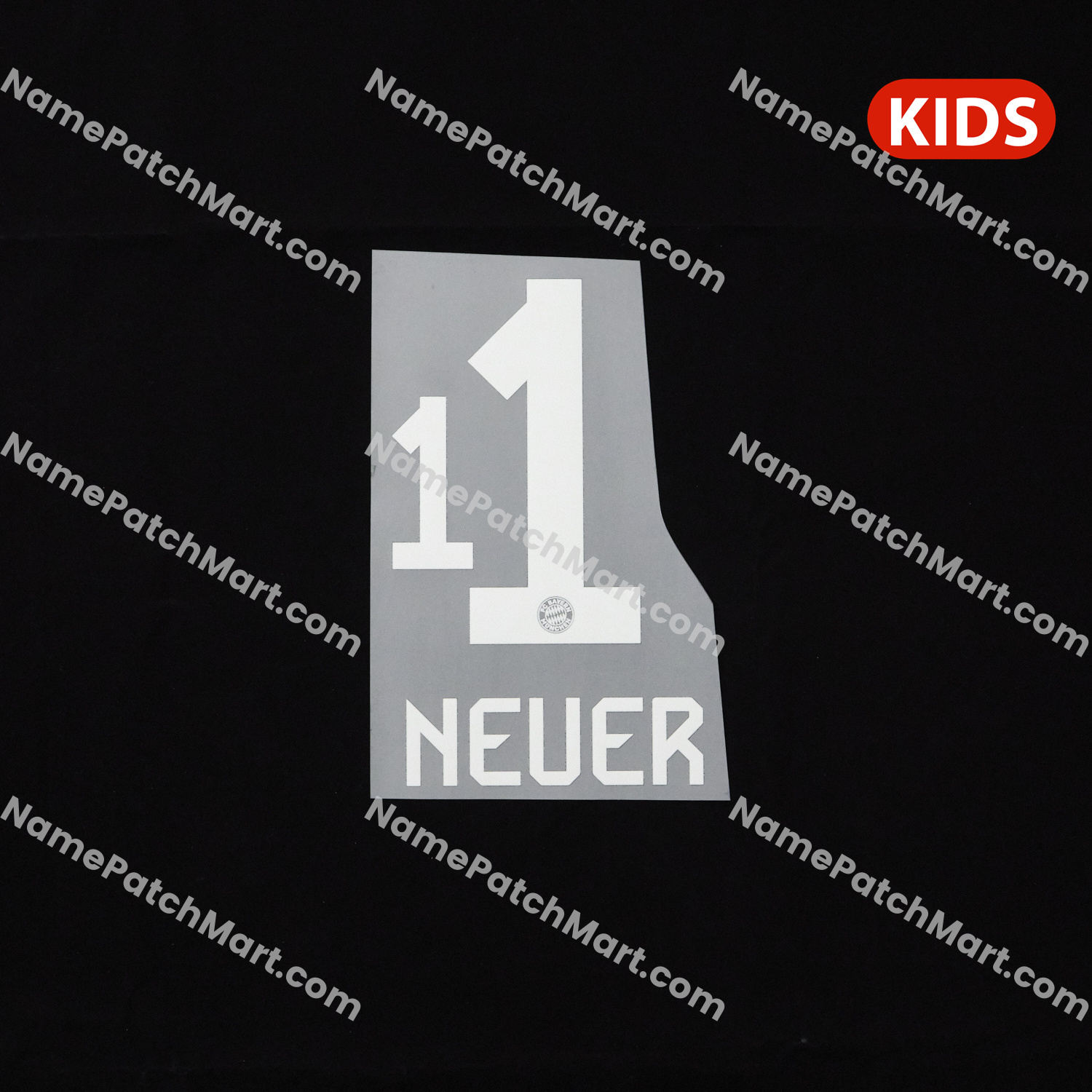 KIDS Neuer #1 - Bayern Munich 25-26 Home Goalkeeper  | Name Number Set - NamePatchMart.COM