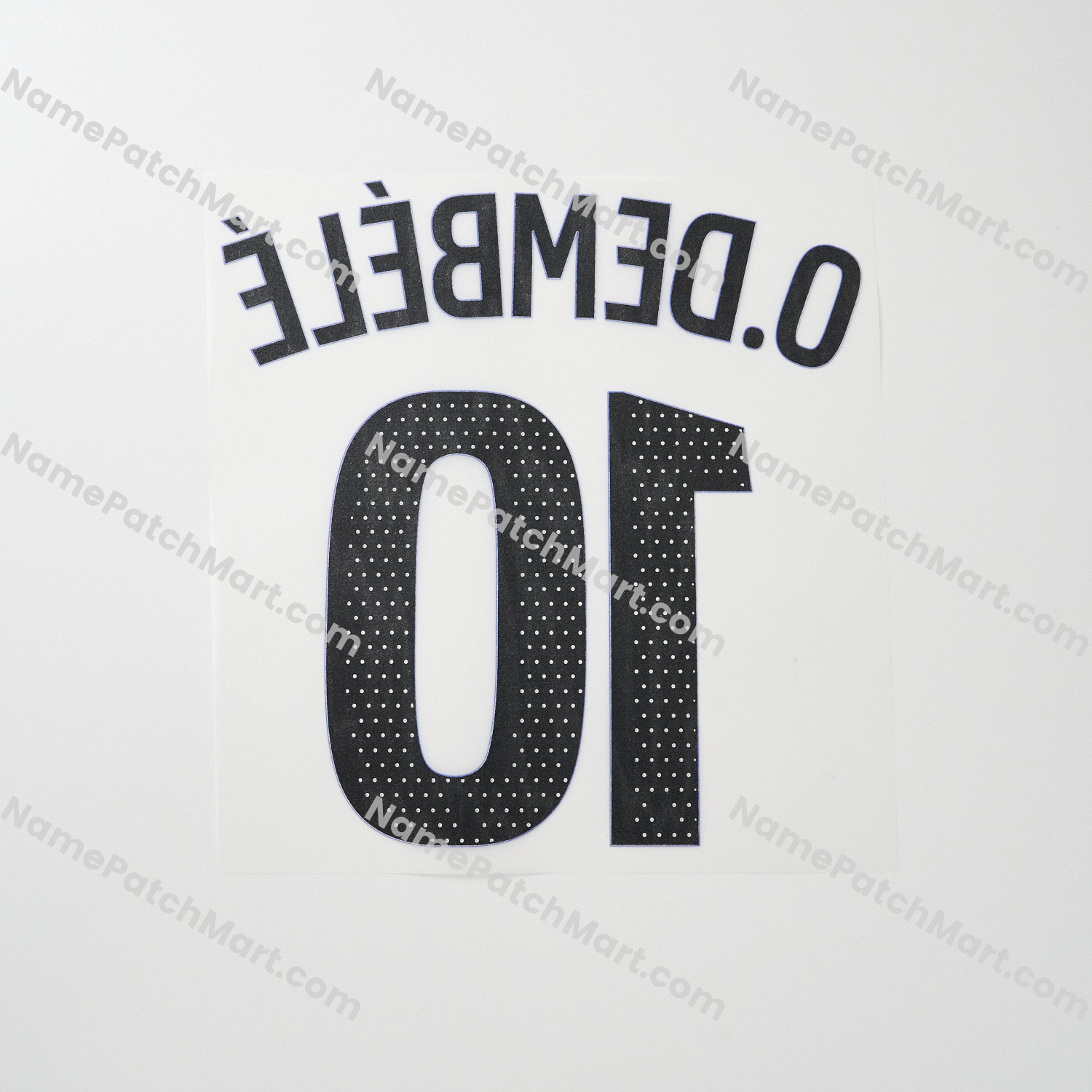 O. Dembélé #10 (Ligue 1) - Paris Saint-Germain PSG 25-26 Third  | Name Number Set - NamePatchMart.COM