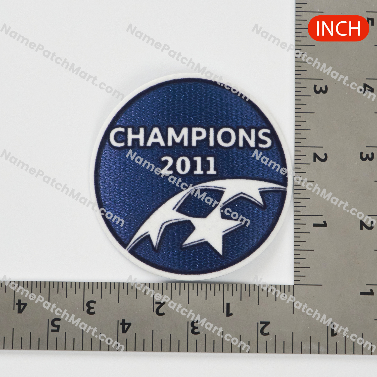 2011-12 Barcelona Champions League ‘Winner 2011’ Patch  | Name Number Set - NamePatchMart.COM