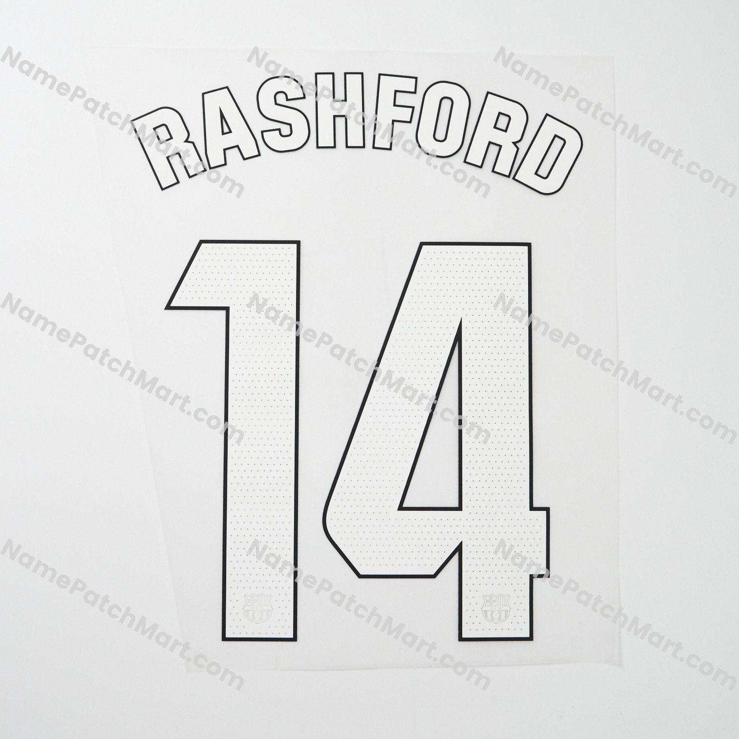Rashford #14 (La Liga) - Barcelona 25-26 Third  | Name Number Set - NamePatchMart.COM