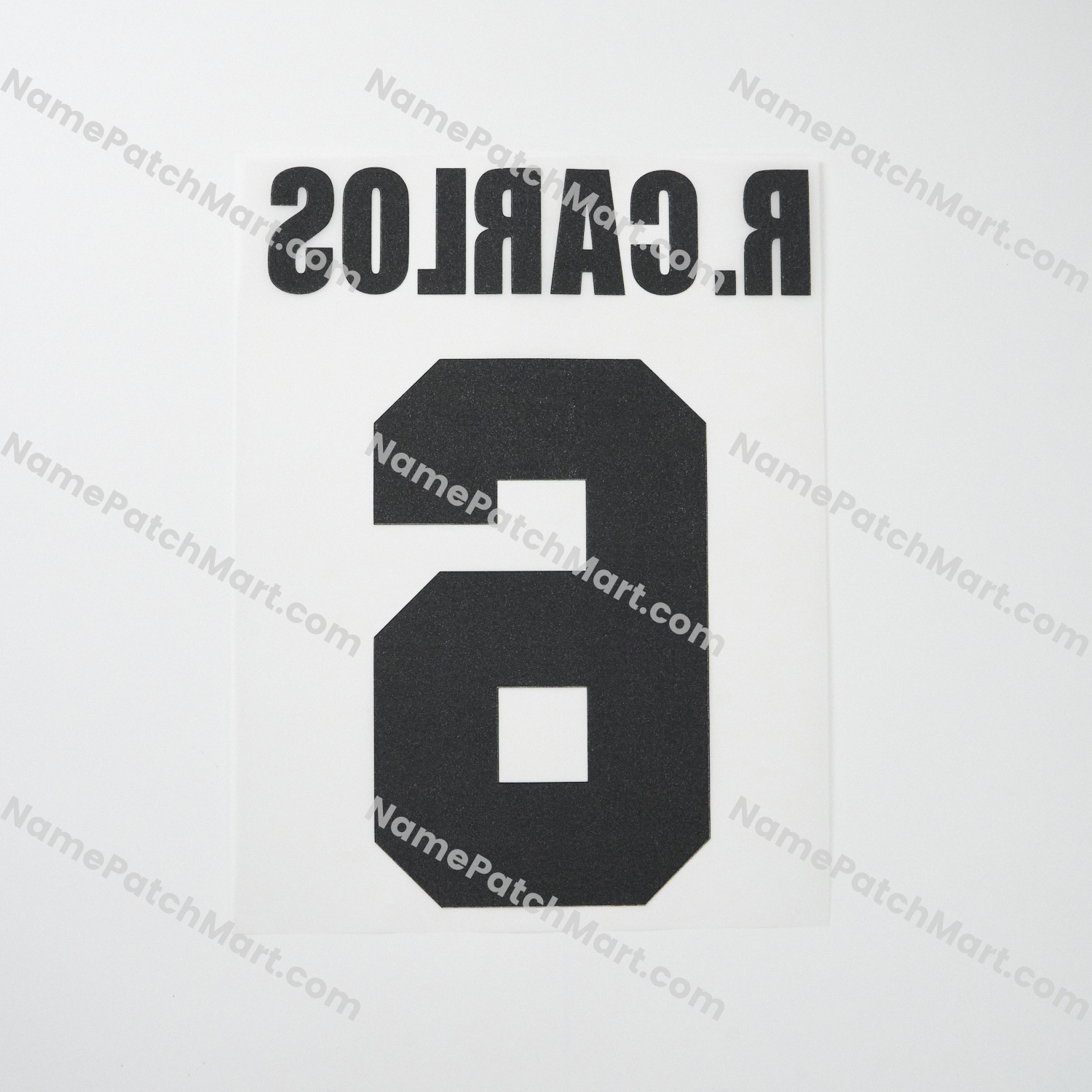 R.Carlos #6 - Inter Milan 1995-96 Away  | Name Number Set - NamePatchMart.COM