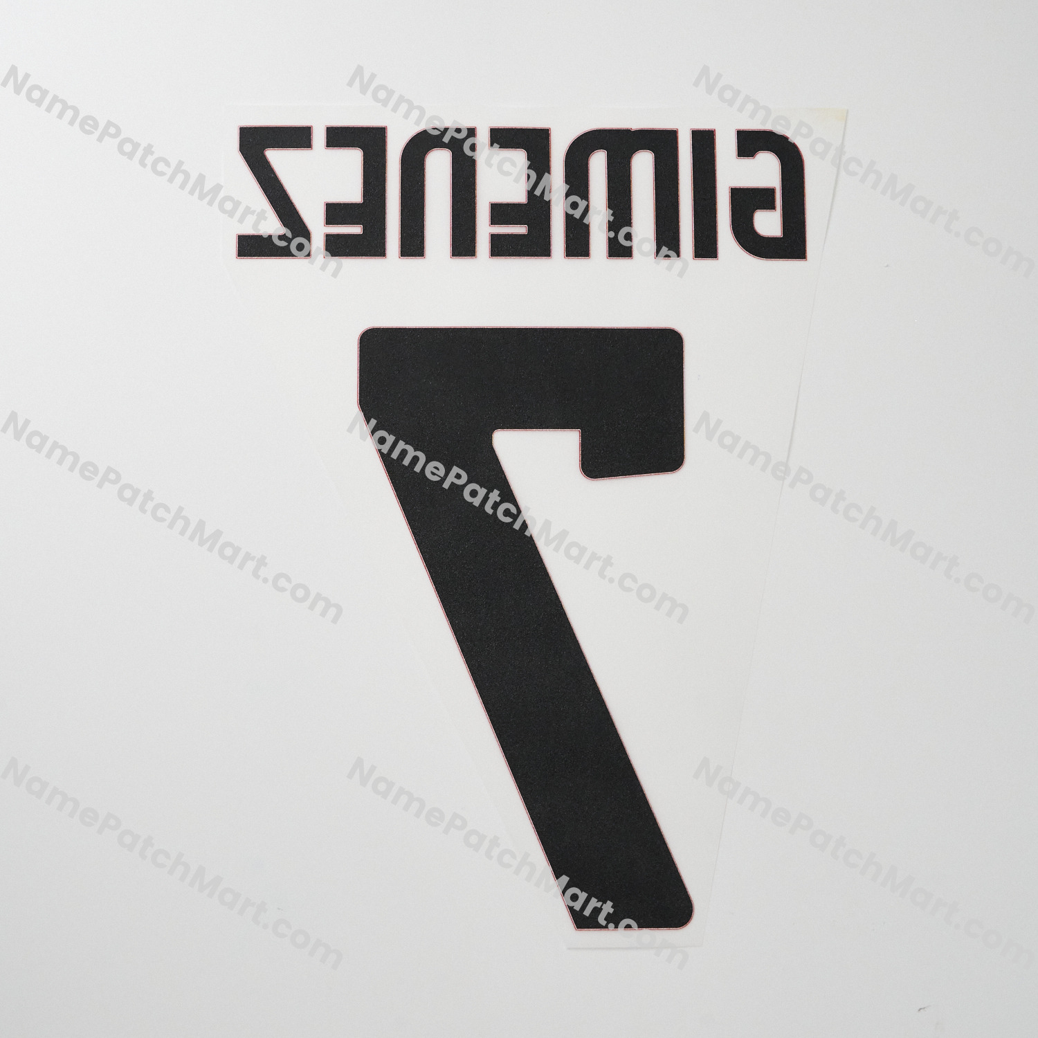 Gimenez #7 - AC Milan 25-26 Home  | Name Number Set - NamePatchMart.COM