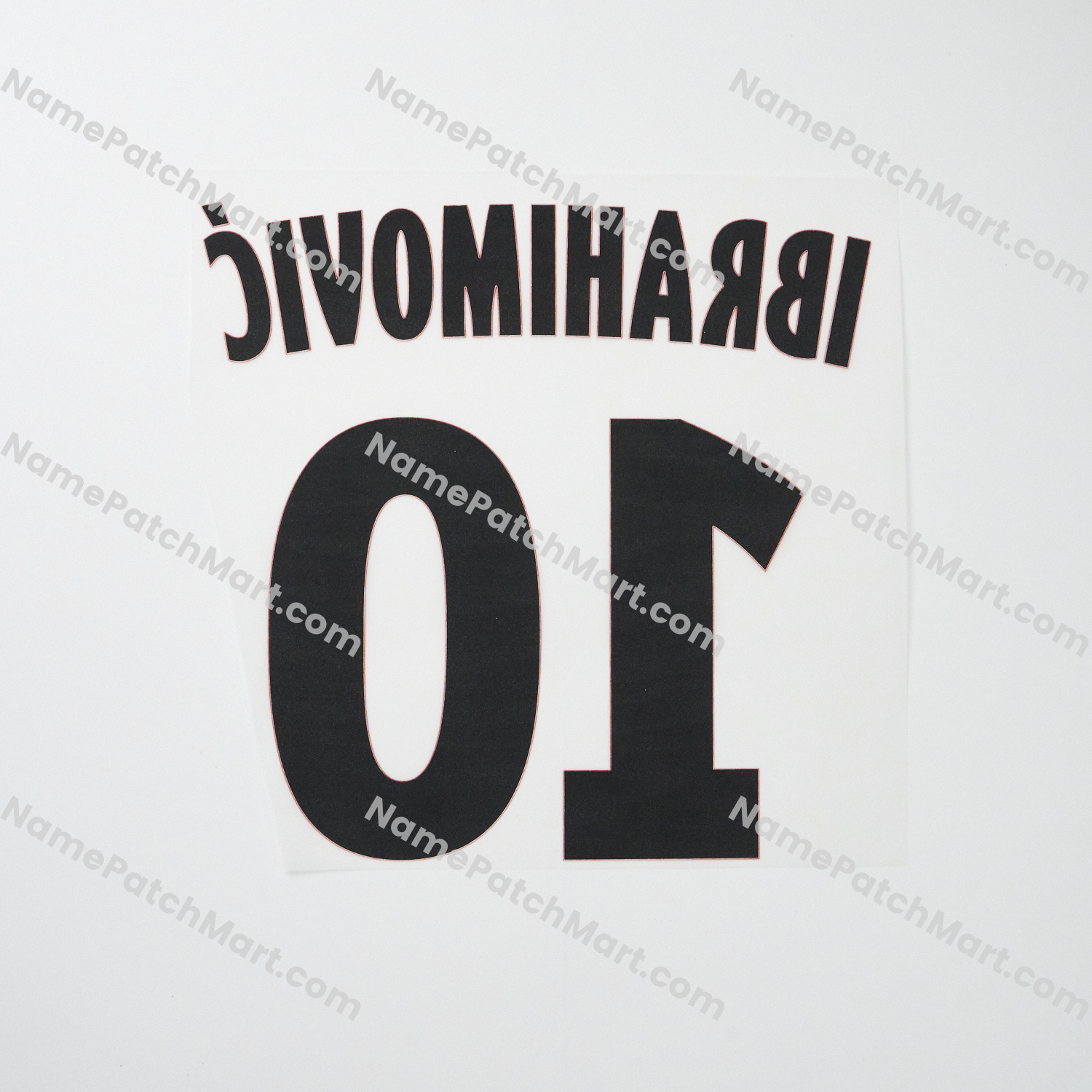 Ibrahimović #10 - Paris Saint-Germain PSG 2017-18 Home  | Name Number Set - NamePatchMart.COM