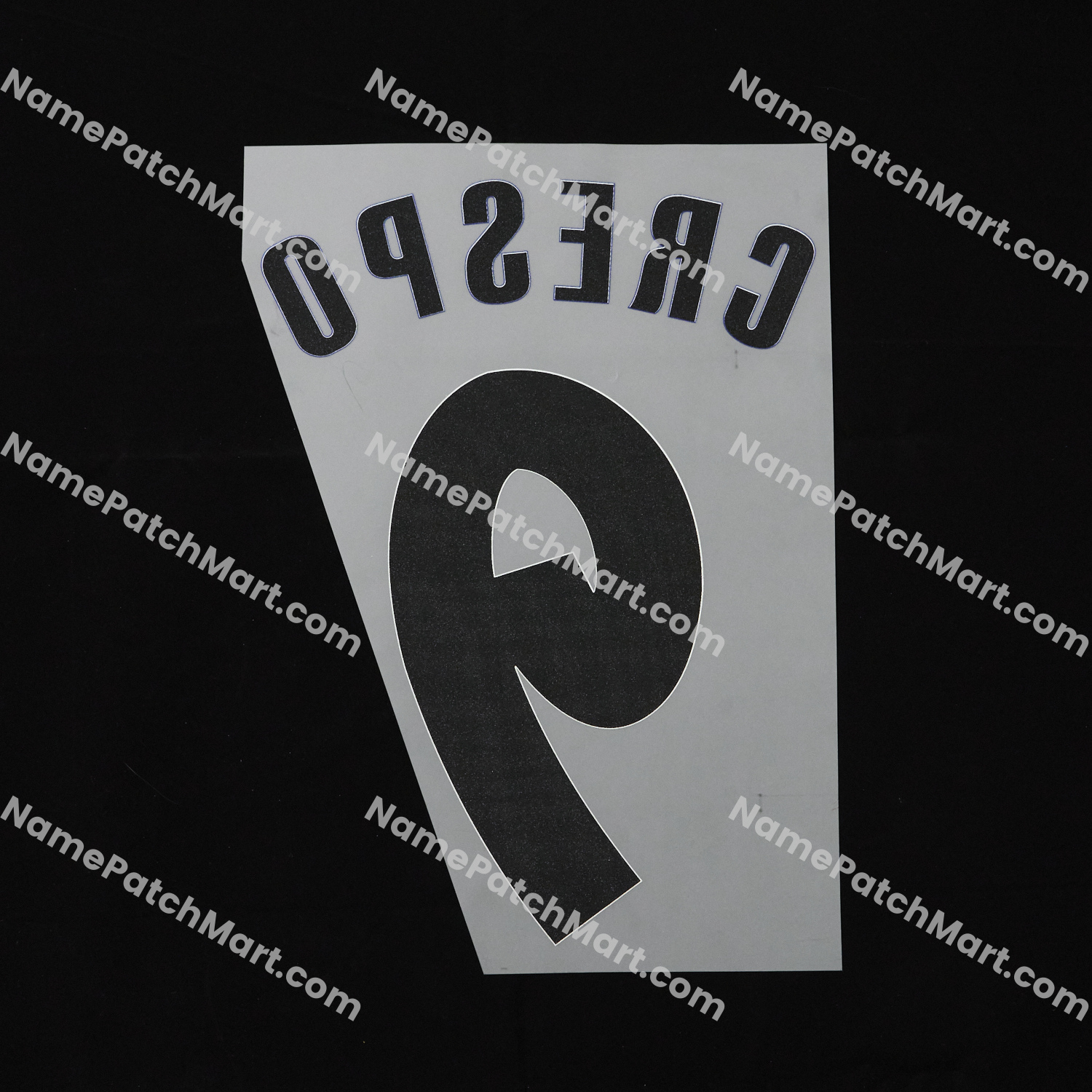 Crespo #9 - Parma 1999-00 Home  | Name Number Set - NamePatchMart.COM