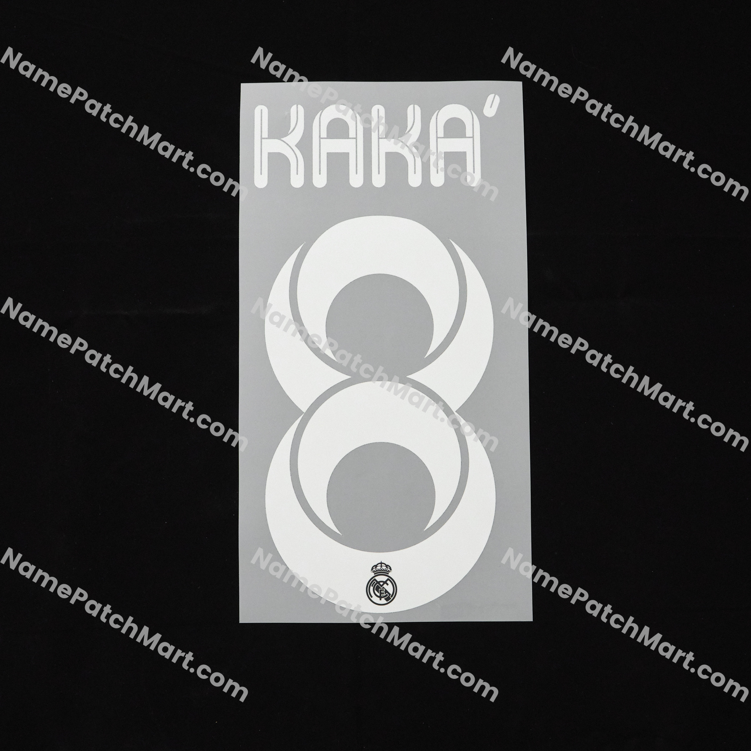 Kaka' #8 (Champions League) - Real Madrid 2011-12 Away  | Name Number Set - NamePatchMart.COM