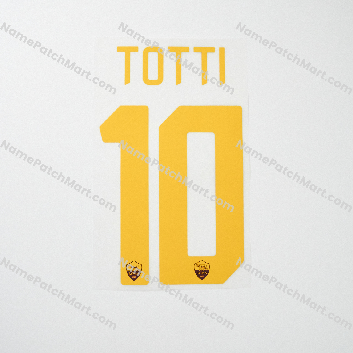 Totti #10 - Roma 2016-18 Home  | Name Number Set - NamePatchMart.COM
