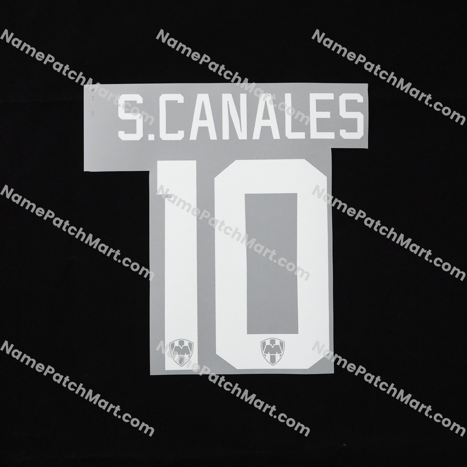 S.Canales #10 - Rayados Monterrey 25-26 Home  | Name Number Set - NamePatchMart.COM