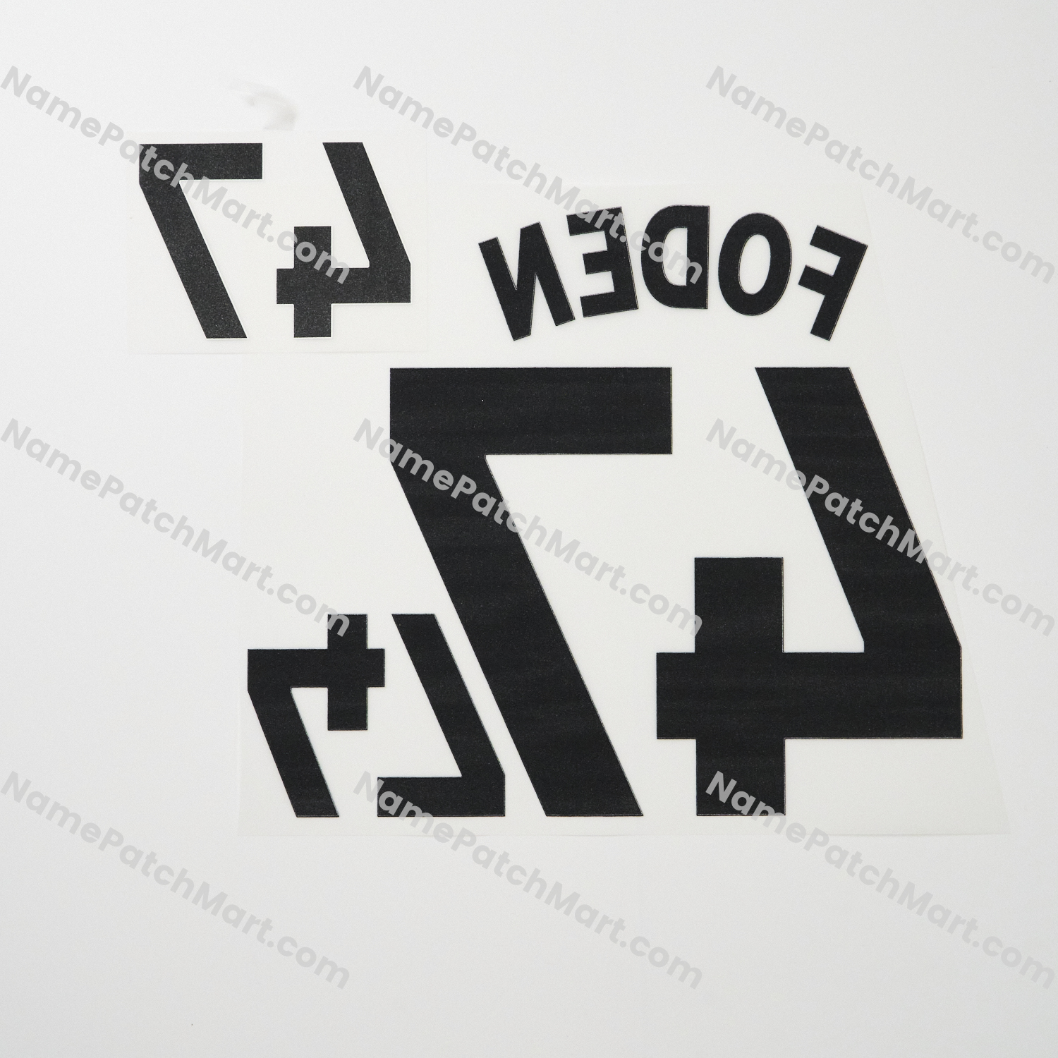 KIDS Foden #47 (Premier League) - Manchester City 25-26  | Name Number Set - NamePatchMart.COM