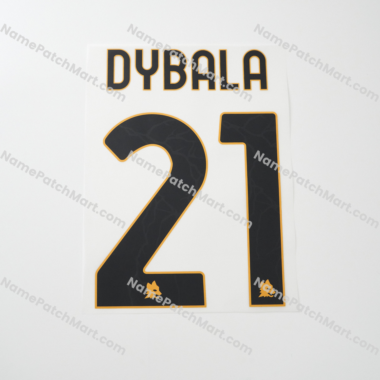 Dybala #21 (Series A) - AS Roma 25-26 Away  | Name Number Set - NamePatchMart.COM