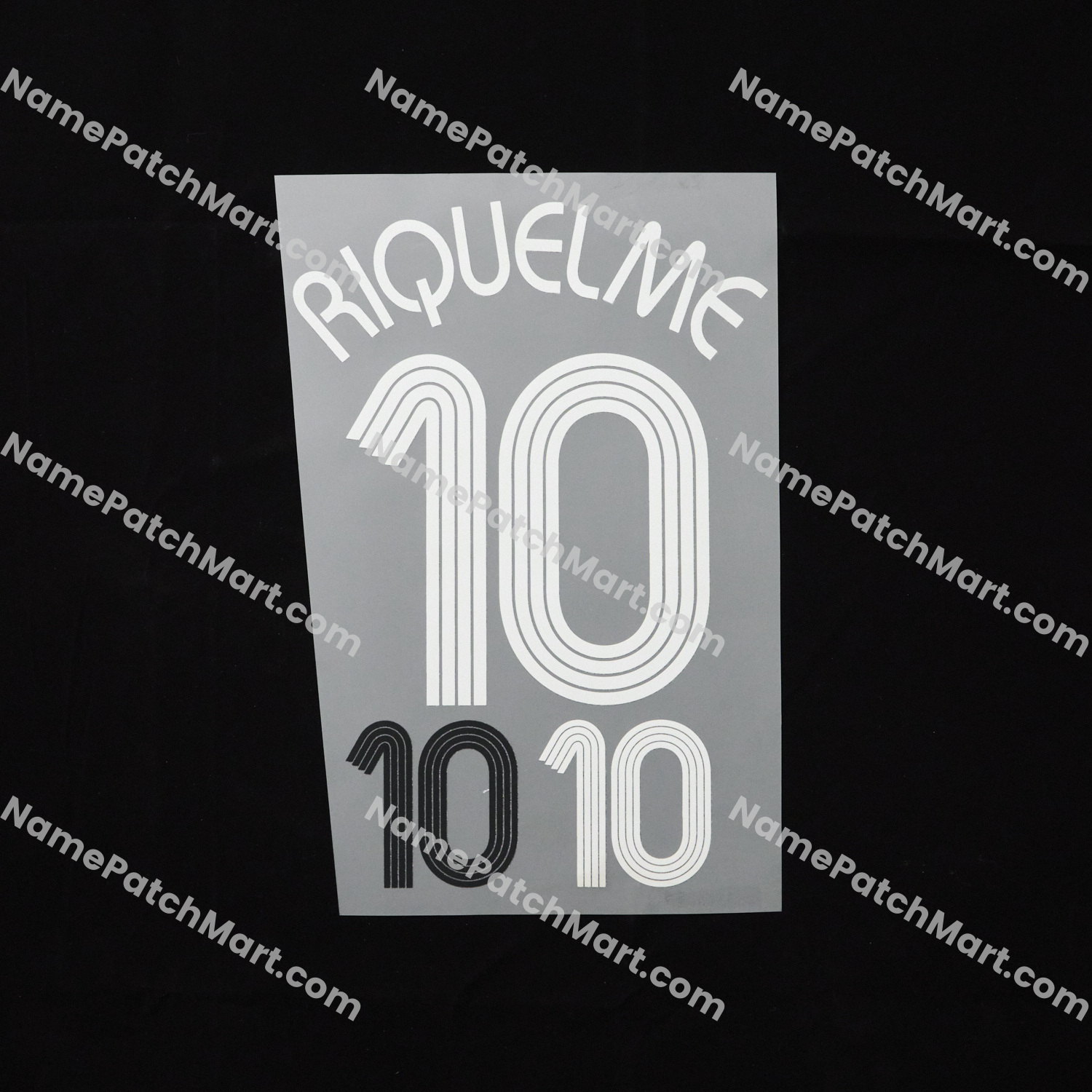 Riquelme #10 - Argentina 2016 Away  | Name Number Set - NamePatchMart.COM