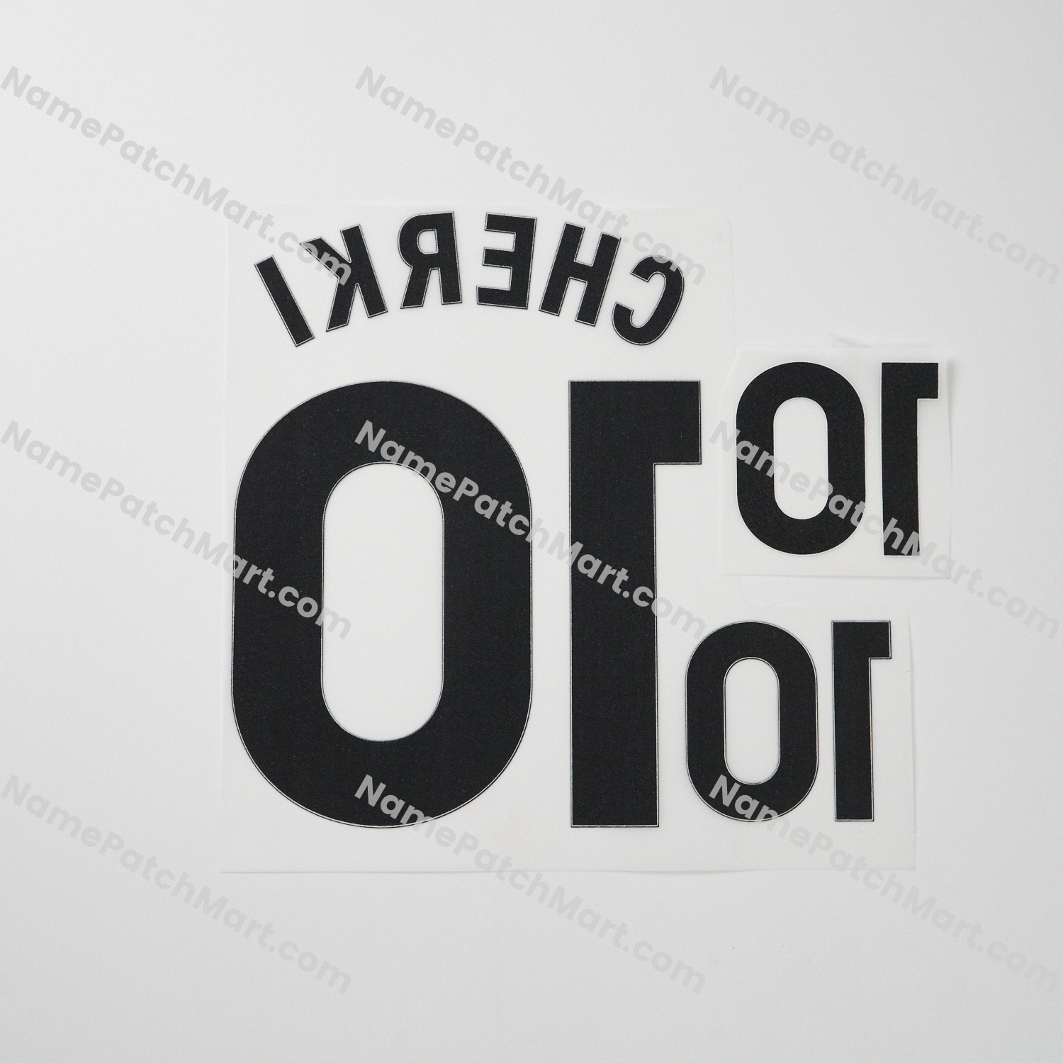 KIDS Cherki #10 (Premier League) - Manchester City 25-26 Home and Away  | Name Number Set - NamePatchMart.COM