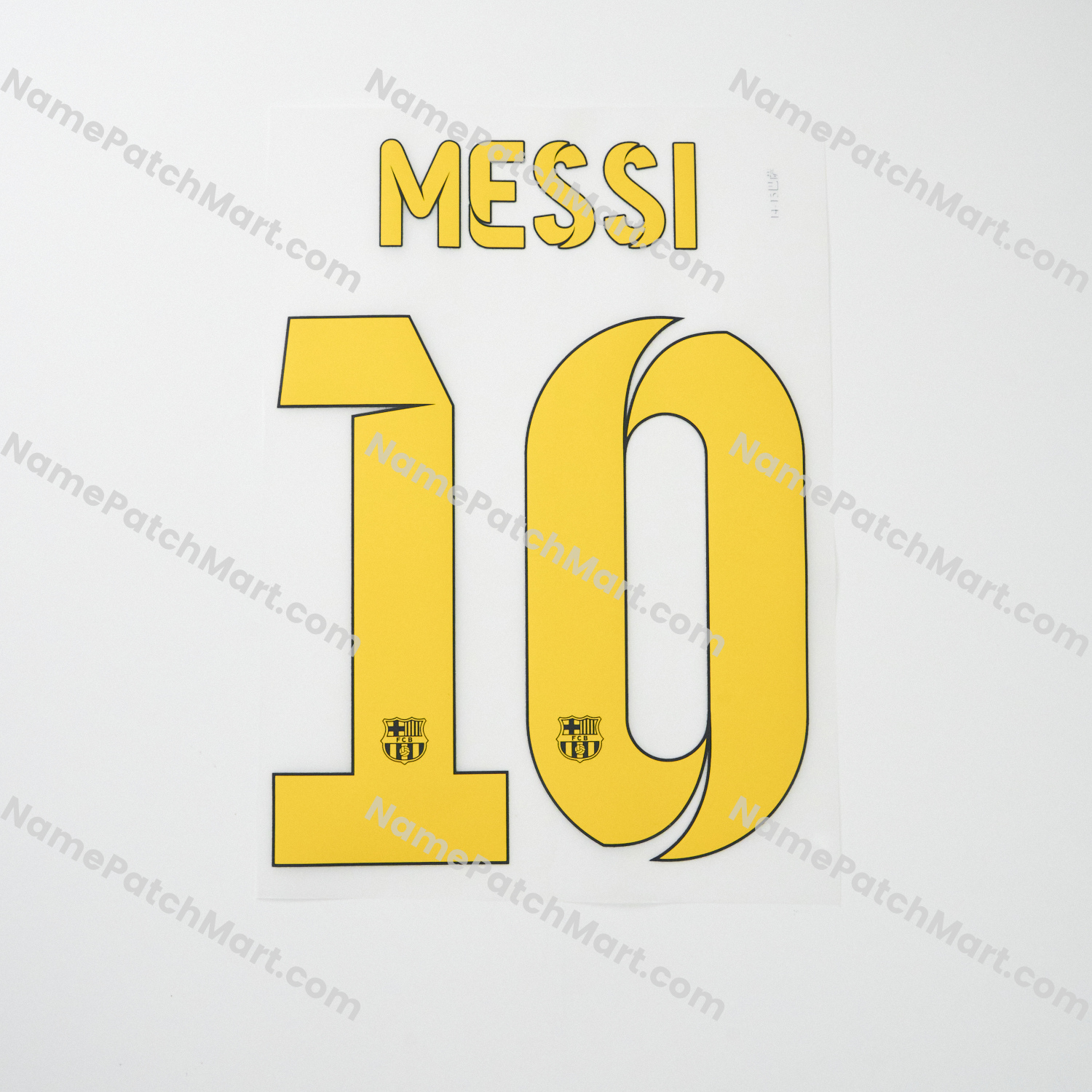 Messi #10 - Barcelona 2014-15 Home  | Name Number Set - NamePatchMart.COM