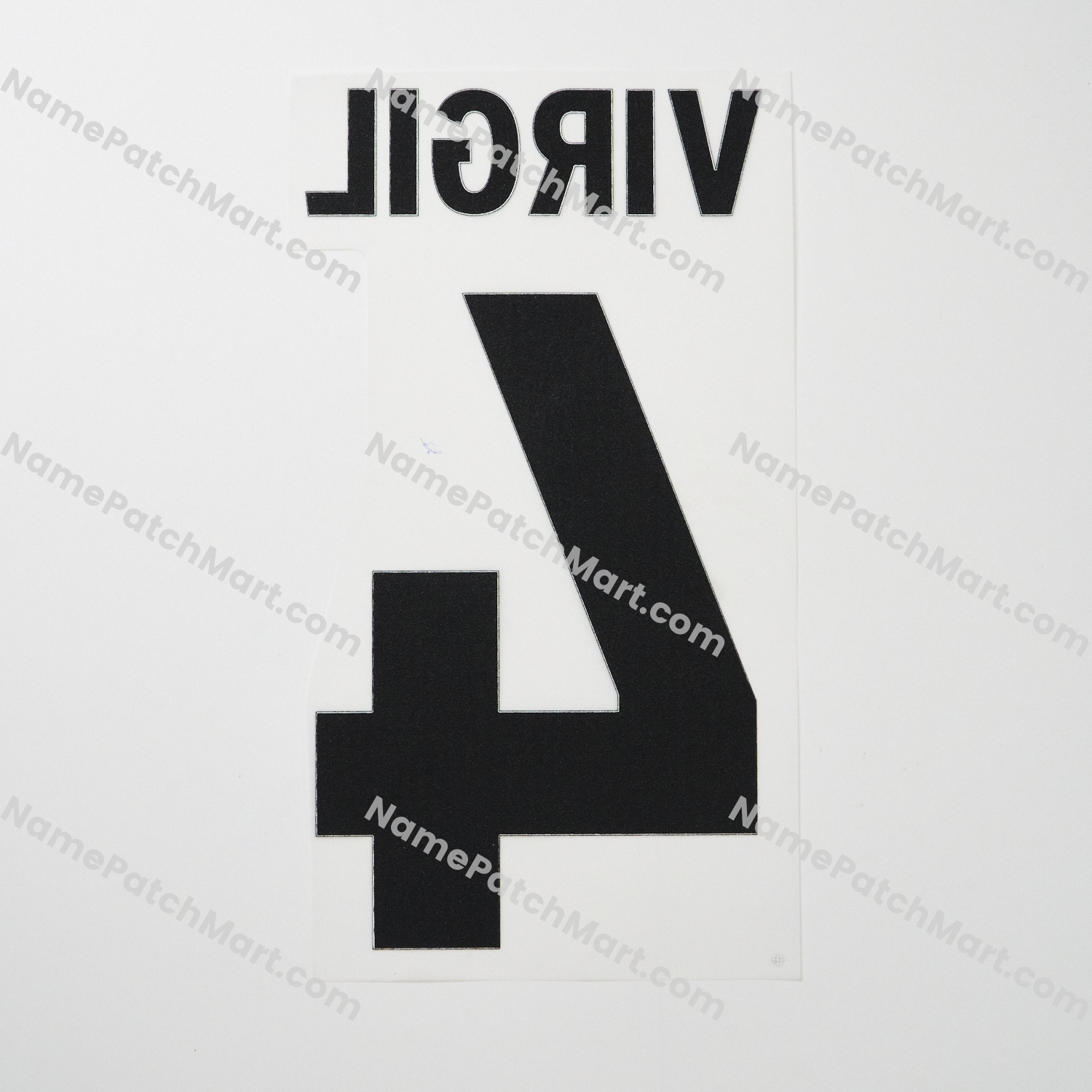 Virgil #4 (Premier League) - Liverpool 25-26 Home  | Name Number Set - NamePatchMart.COM