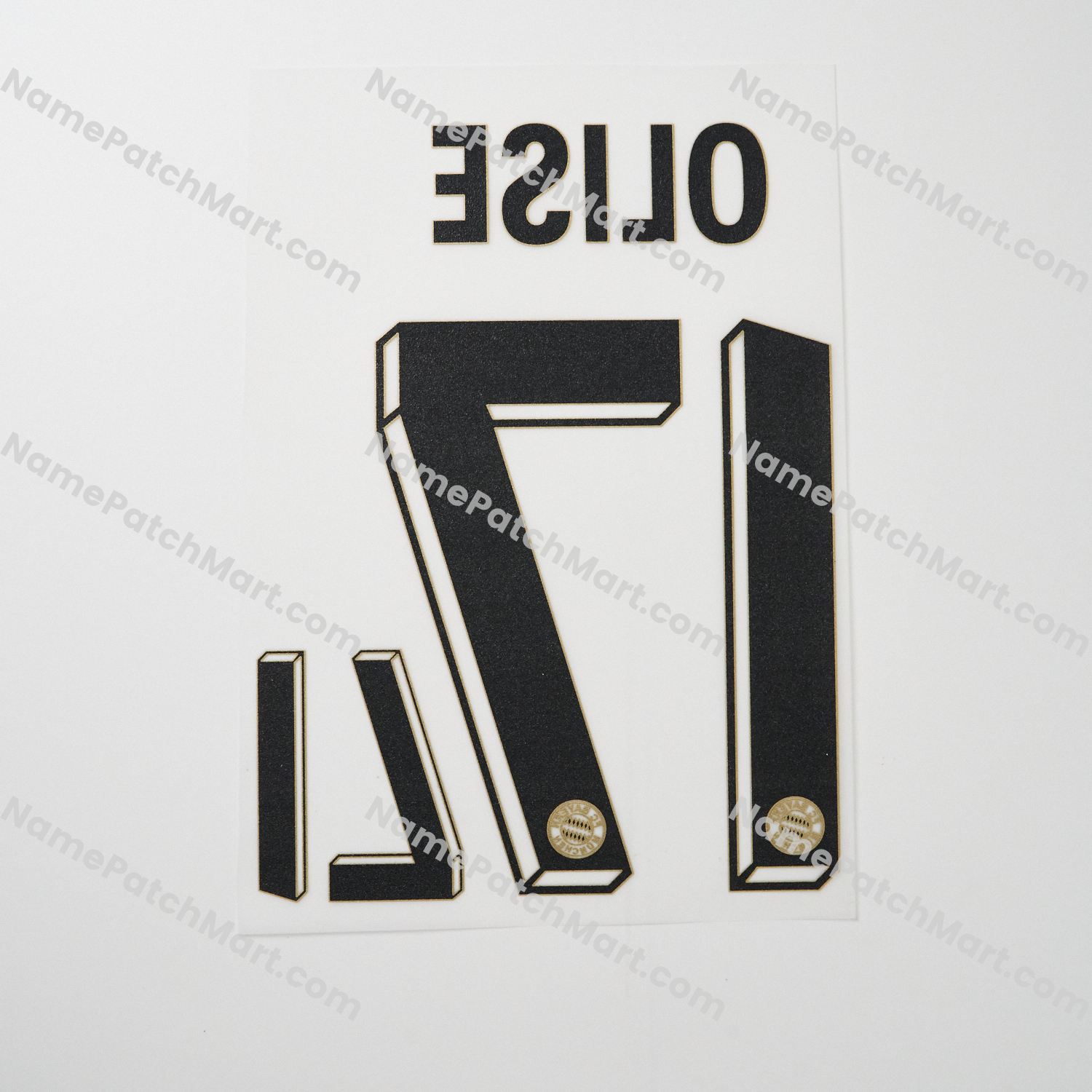 Olise #17 - Bayern Munich 25-26 125th Anniversary (include Shorts Number)  | Name Number Set - NamePatchMart.COM