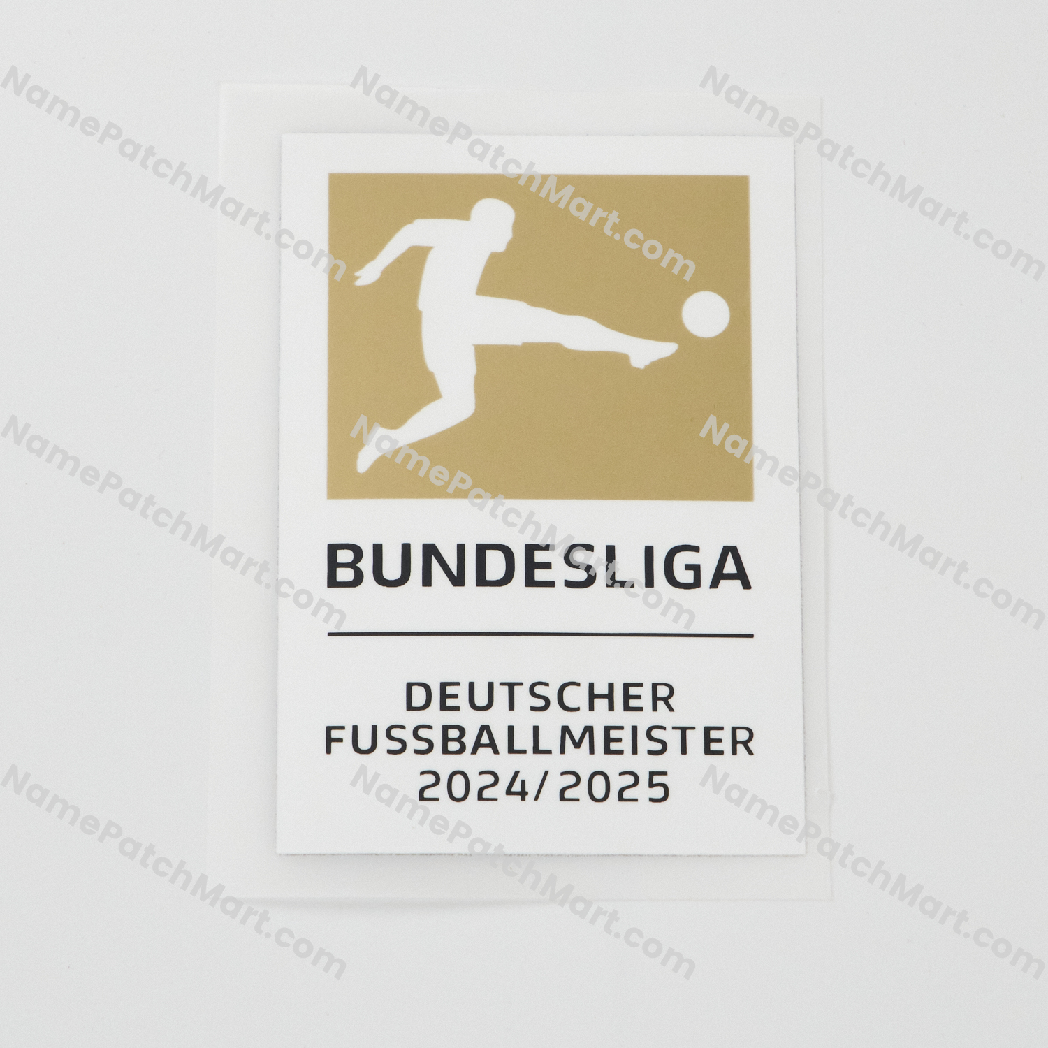 2025-26 Bundesliga Champions Patch (2024-25 Winners) - Bayern Munich  | Name Number Set - NamePatchMart.COM