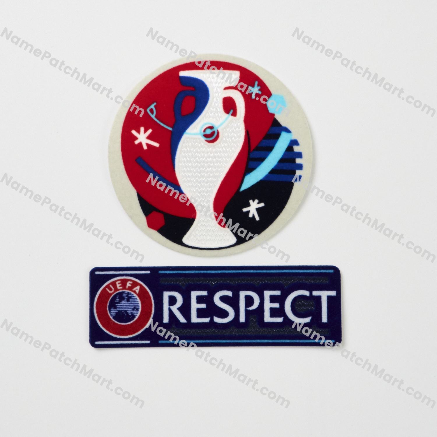 UEFA Euro 2016 Patch + Respect  | Name Number Set - NamePatchMart.COM