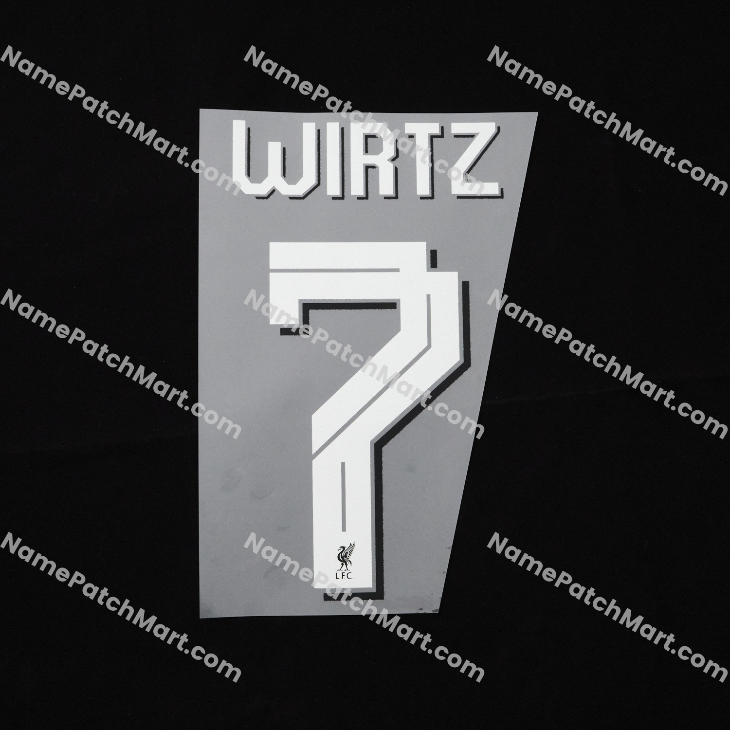 Wirtz #7 (Champions League) - Liverpool 25-26 Third  | Name Number Set - NamePatchMart.COM