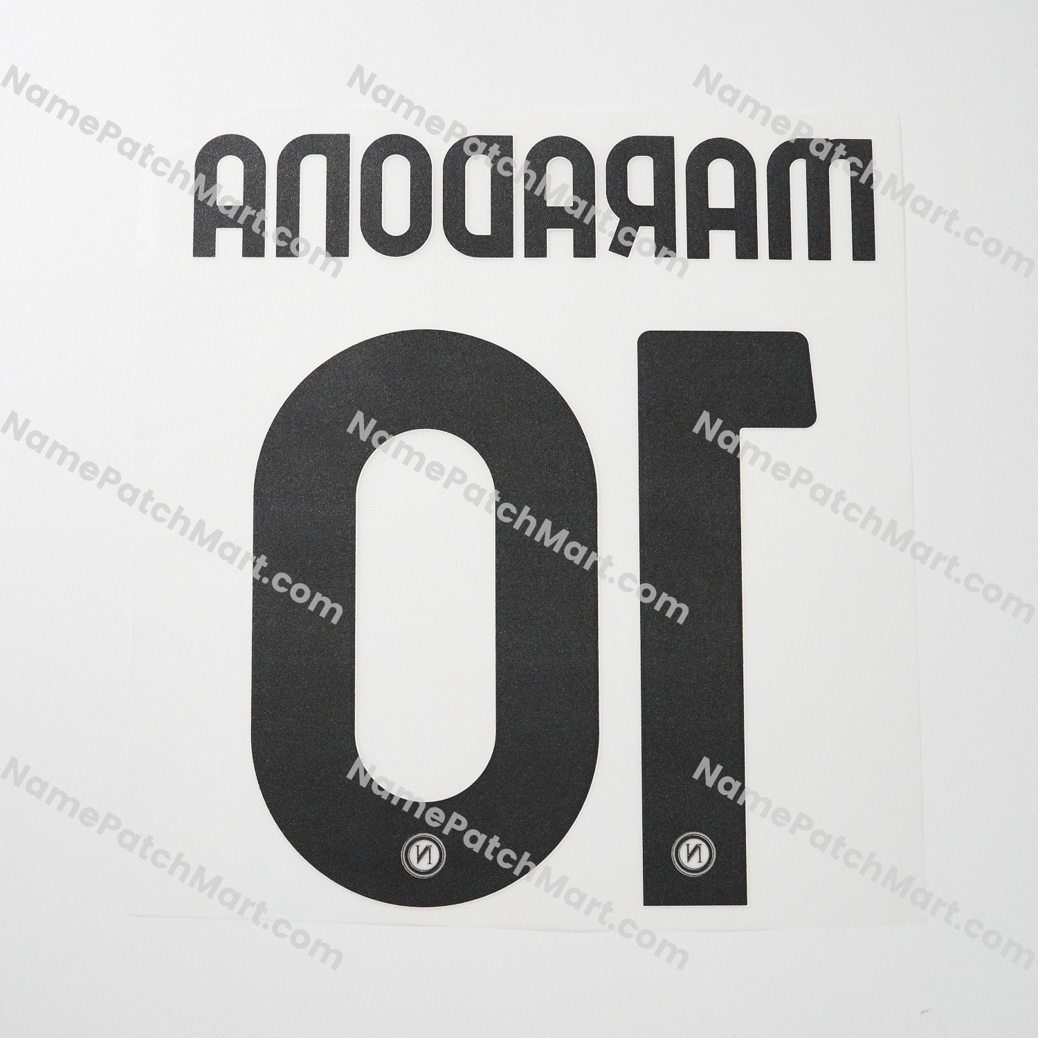 Maradona #10 (Series A) - Napoli 25-26 Away- B  | Name Number Set - NamePatchMart.COM