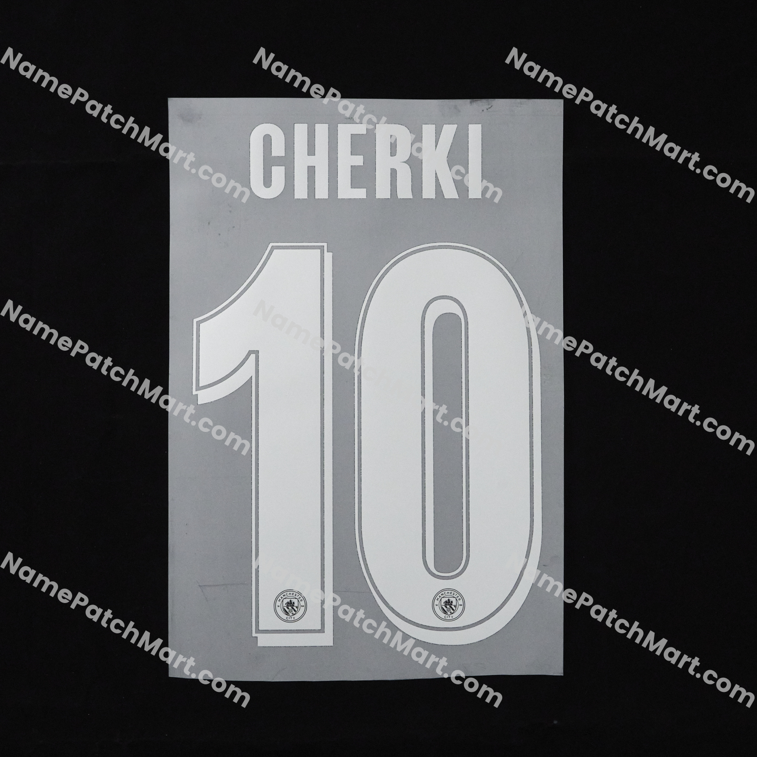 Cherki #10 (Champions League) - Manchester City 25-26 Away  | Name Number Set - NamePatchMart.COM