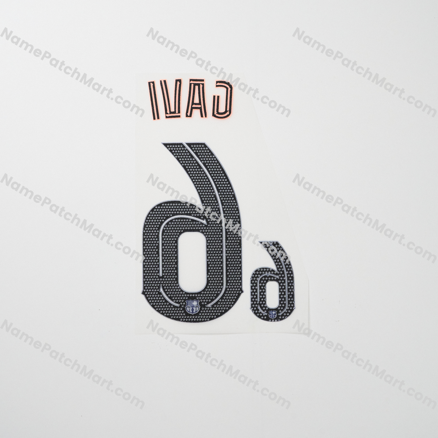 KIDS Gavi #6 (Champions League) - Barcelona 25-26 Third  | Name Number Set - NamePatchMart.COM