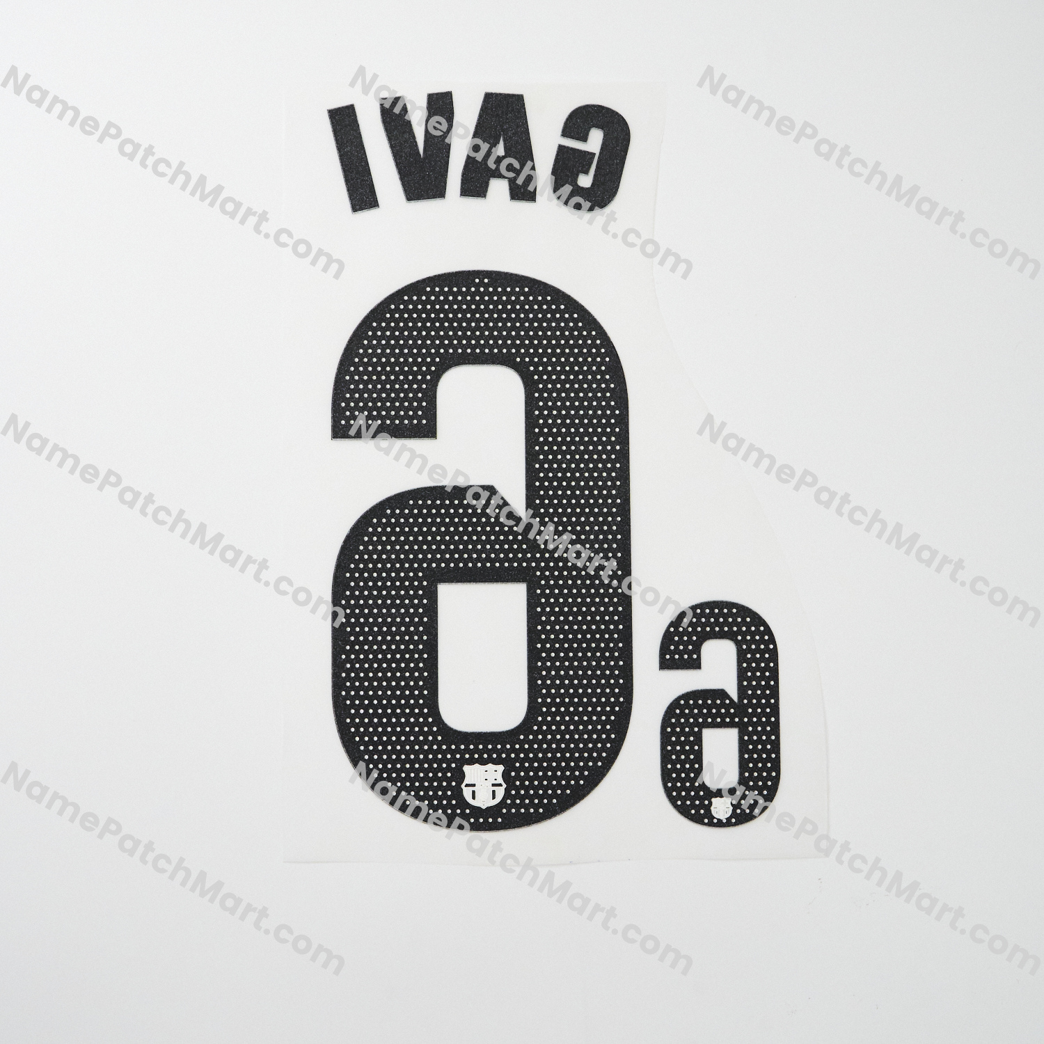 Gavi #6 (La Liga) - Barcelona 25-26 Third  | Name Number Set - NamePatchMart.COM