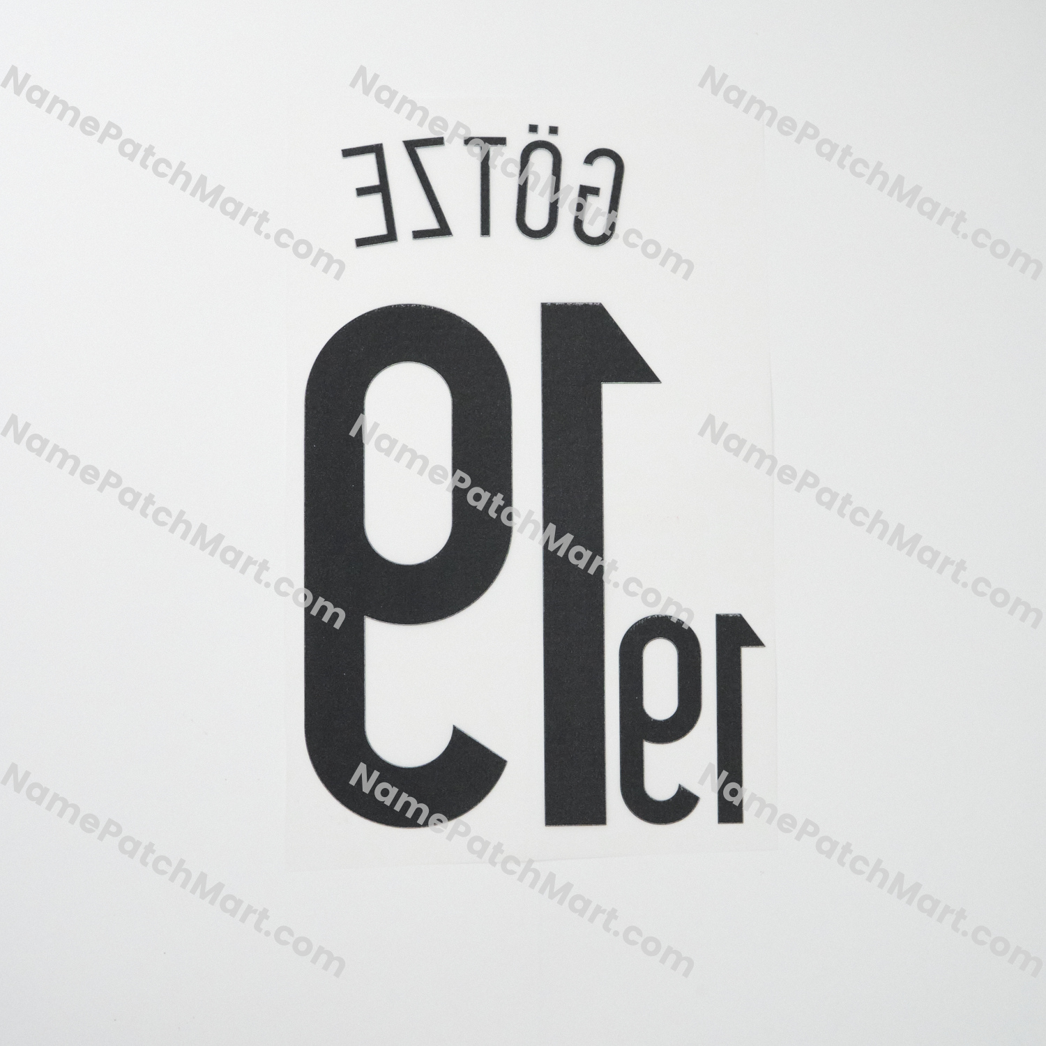 Götze #19 - Germany 2014 Home  | Name Number Set - NamePatchMart.COM