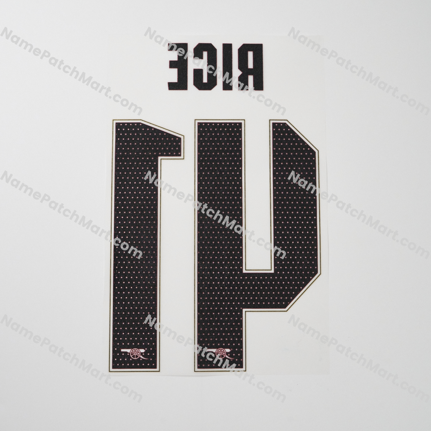 Rice #41 (Champions League) - Arsenal 25-26 Third  | Name Number Set - NamePatchMart.COM