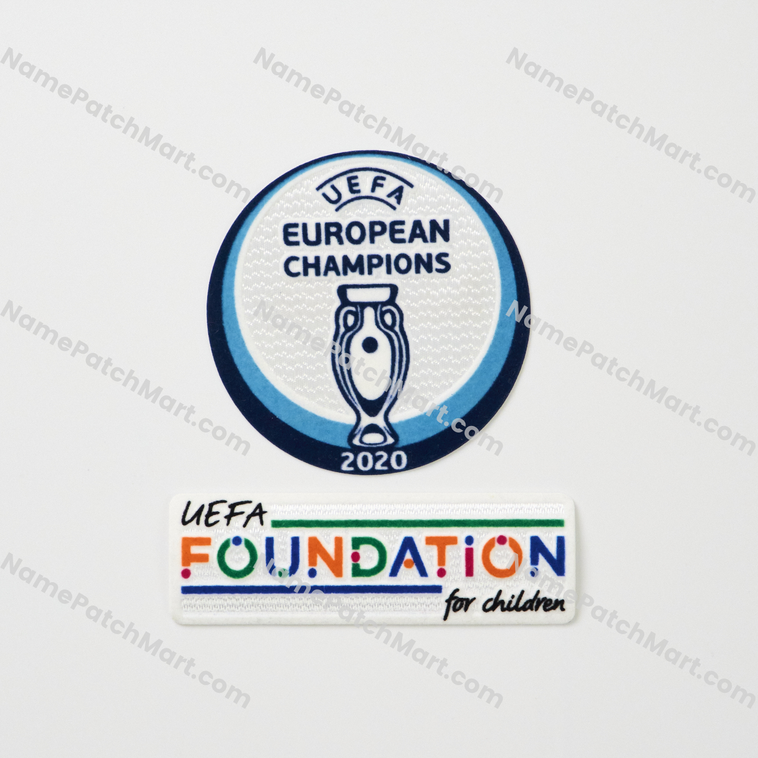 2023-24 Italy UEFA European Champions "2020" Titleholder + Foundation Patch  | Name Number Set - NamePatchMart.COM