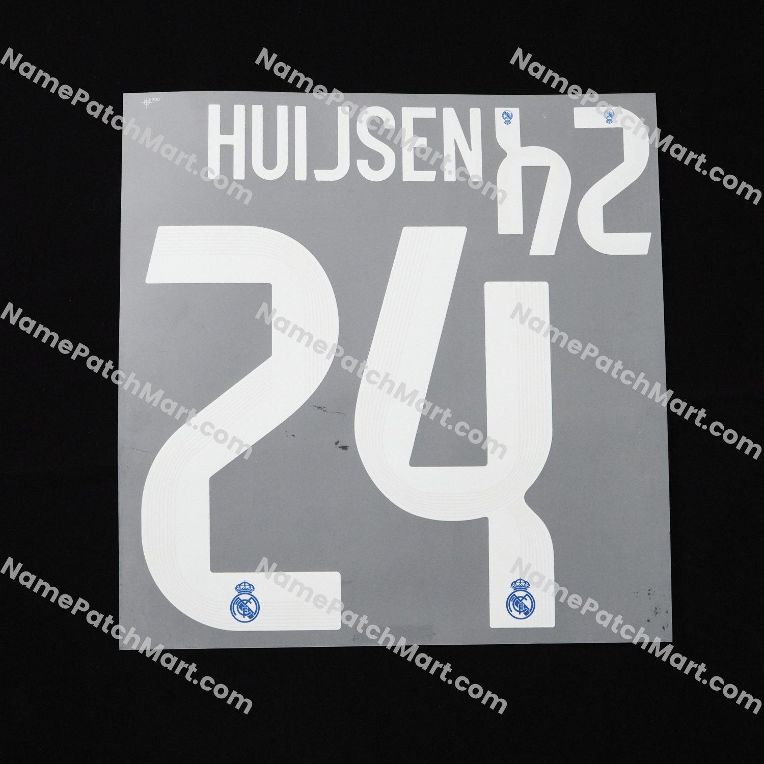 Huijsen #24 (Champions League) - Real Madrid 25-26 Third  | Name Number Set - NamePatchMart.COM