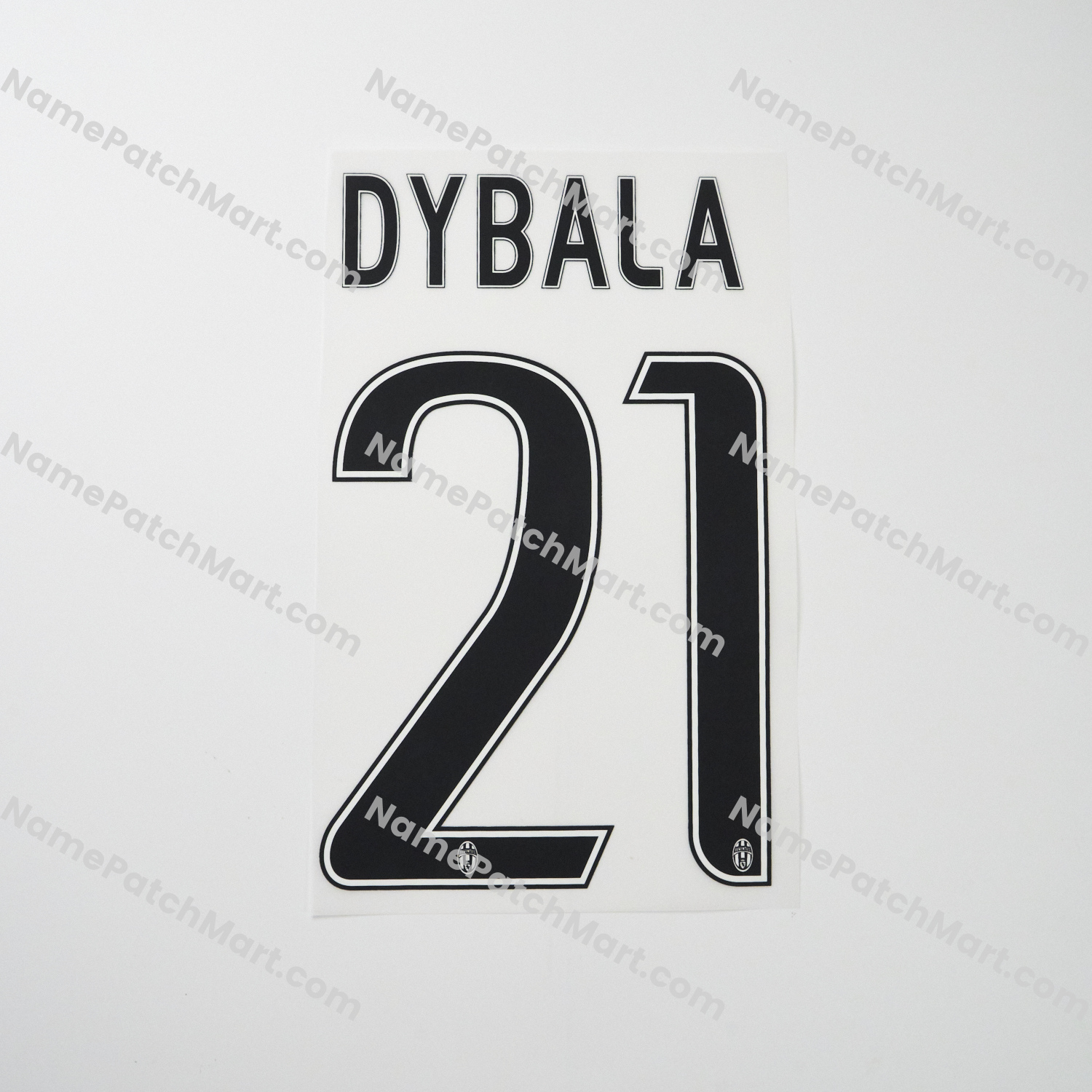 Dybala #21 - Juventus 2015-17 Home  | Name Number Set - NamePatchMart.COM
