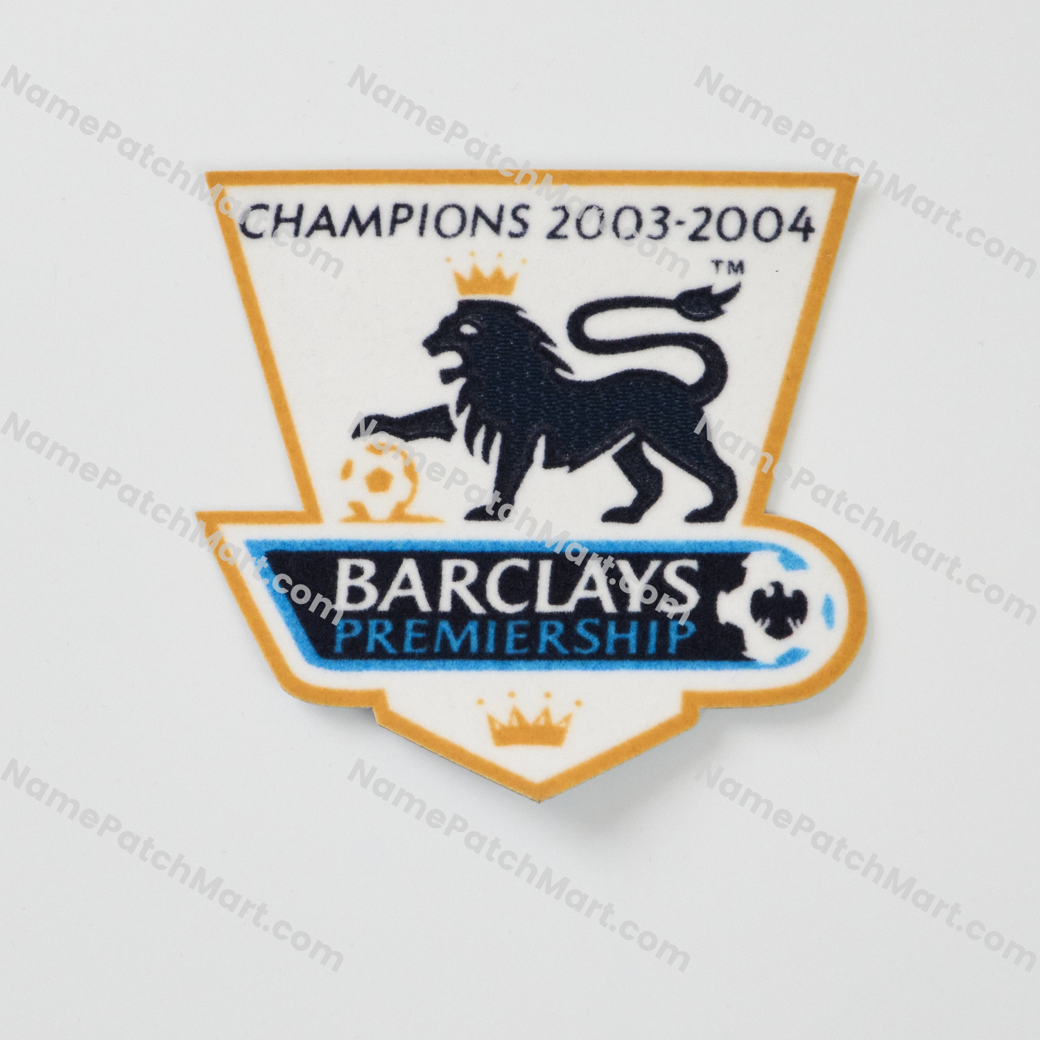 Retro 2004-05 Premier League Champions Patch (2003-04 Winner)  | Name Number Set - NamePatchMart.COM