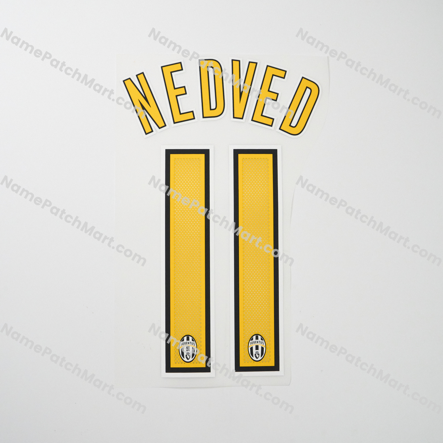 Nedved #11 - Juventus 2004-06 Home  | Name Number Set - NamePatchMart.COM