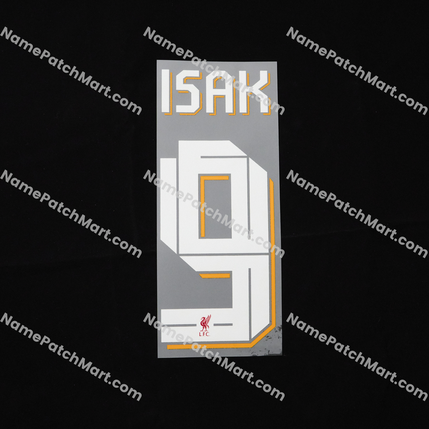Isak #9 (Champions League) - Liverpool 25-26 Home  | Name Number Set - NamePatchMart.COM