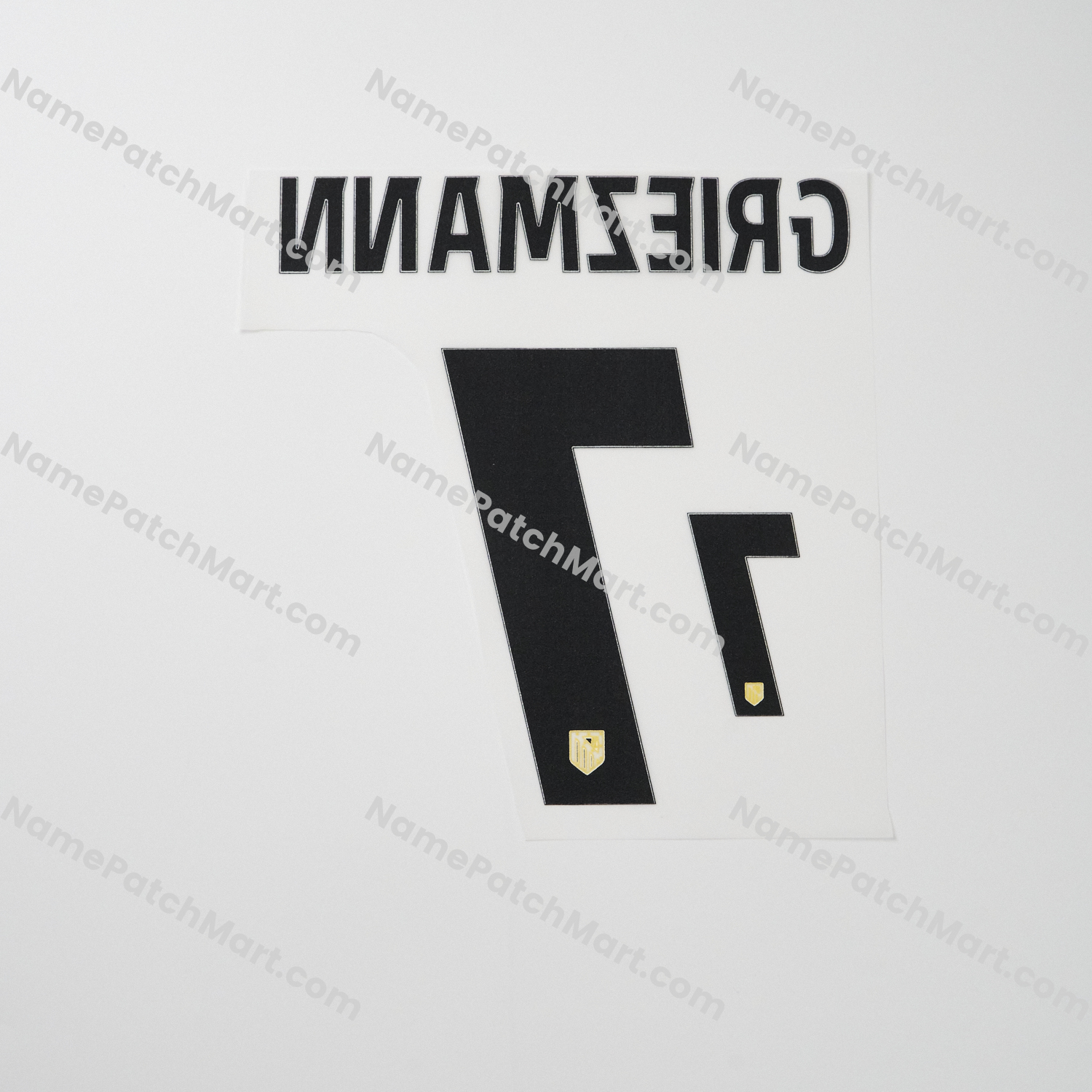 KIDS Griezmann #7 (Champions League) - Atletico Madrid 25-26 Away  | Name Number Set - NamePatchMart.COM