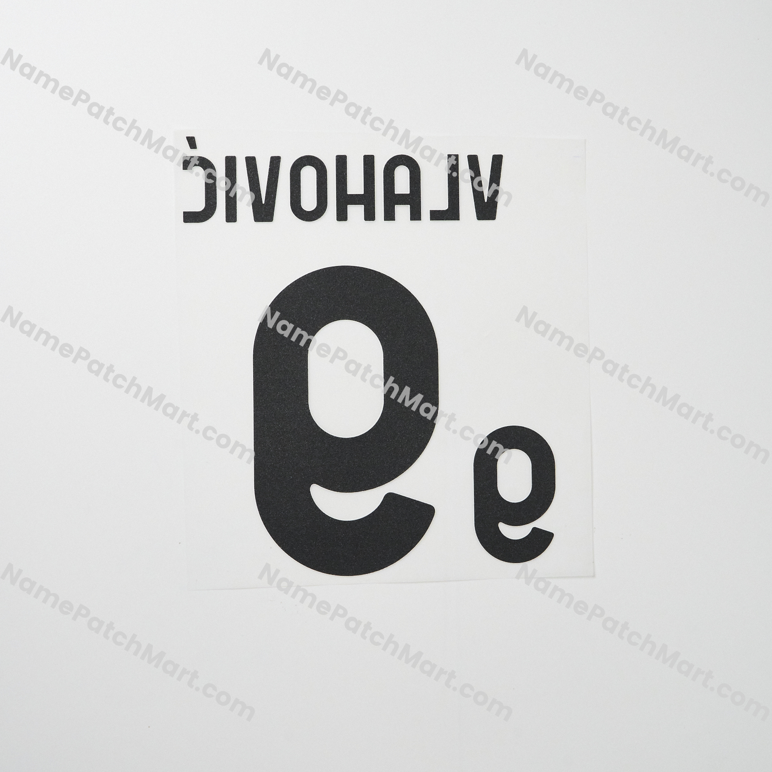 KIDS Vlahović #9 - Juventus 25-26 Away  | Name Number Set - NamePatchMart.COM